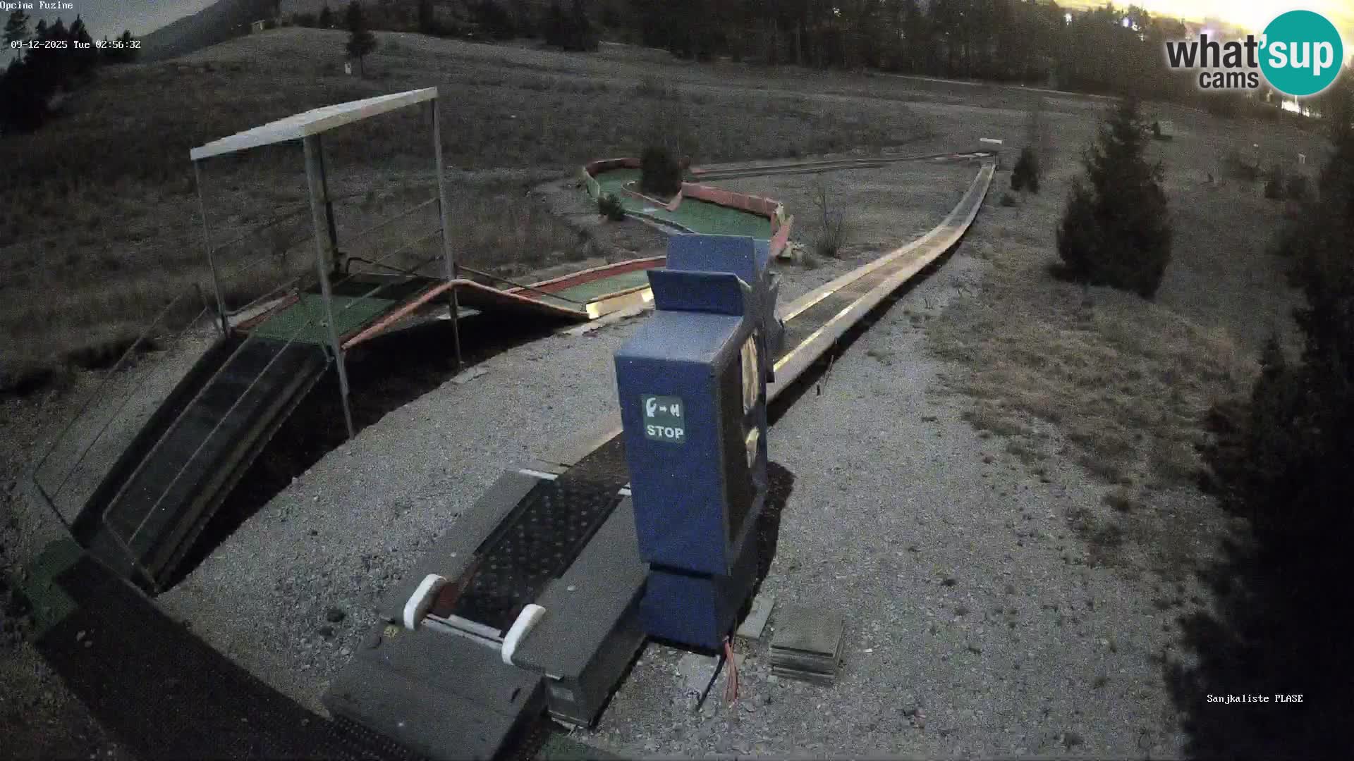 Spletna kamera v živo Sankališče Fužine – Hrvaška
