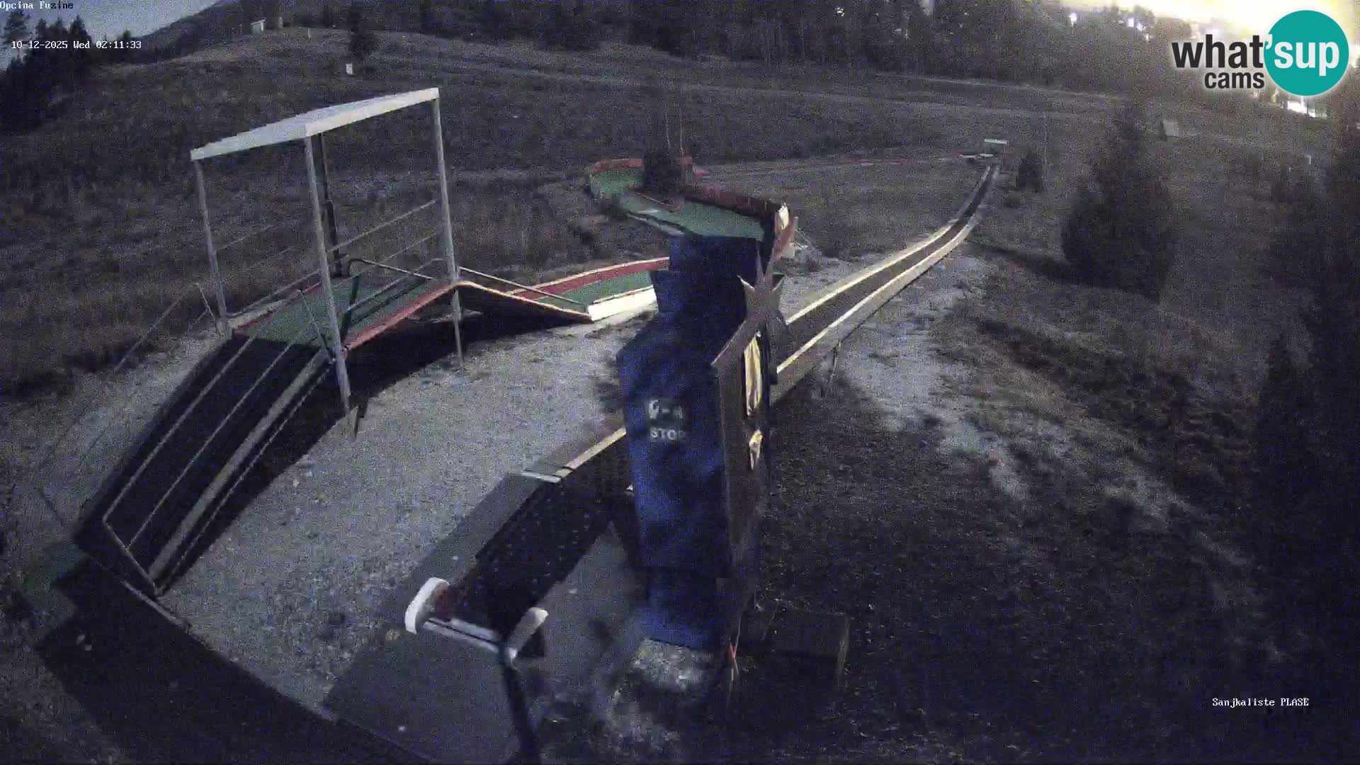 Webcam en direct Piste de luge de Fužine – Croatie