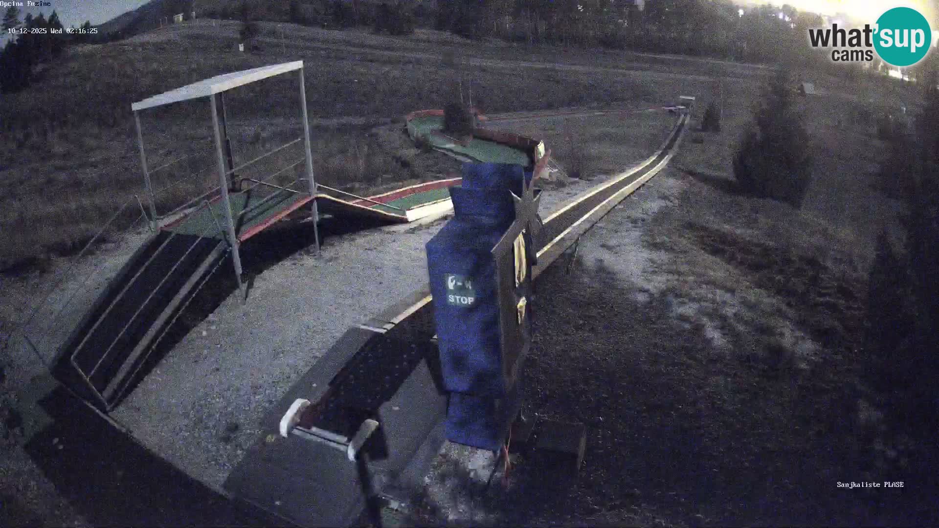 Live webcam Pista da slittino Fužine – Croazia