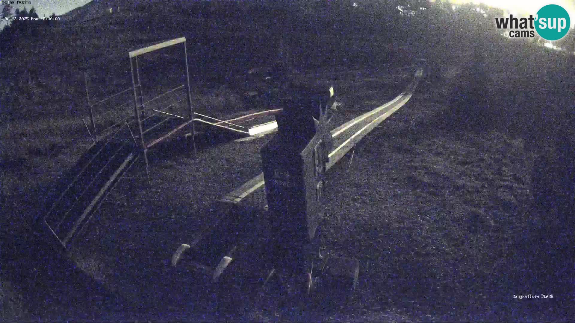 Live webcam Pista da slittino Fužine – Croazia