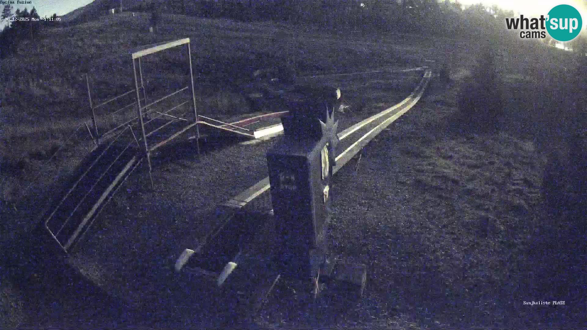 Spletna kamera v živo Sankališče Fužine – Hrvaška