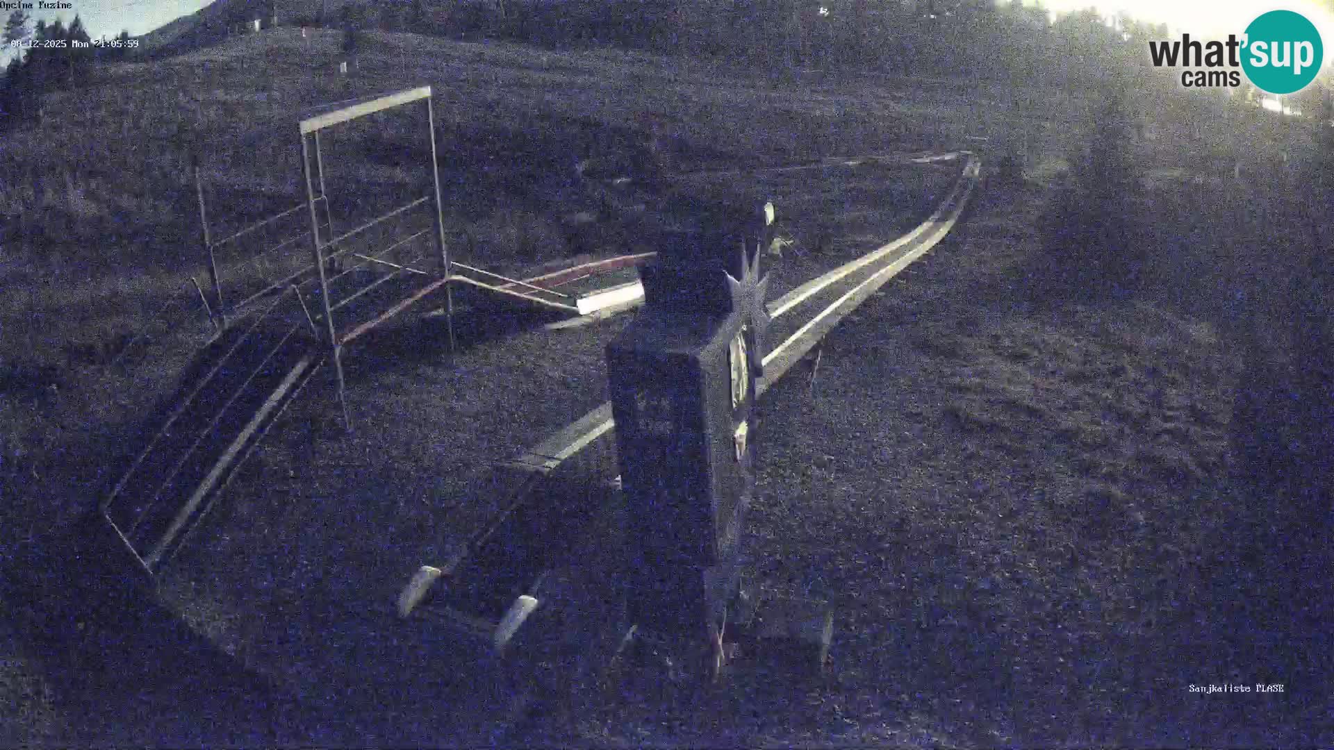 Live webcam Pista da slittino Fužine – Croazia