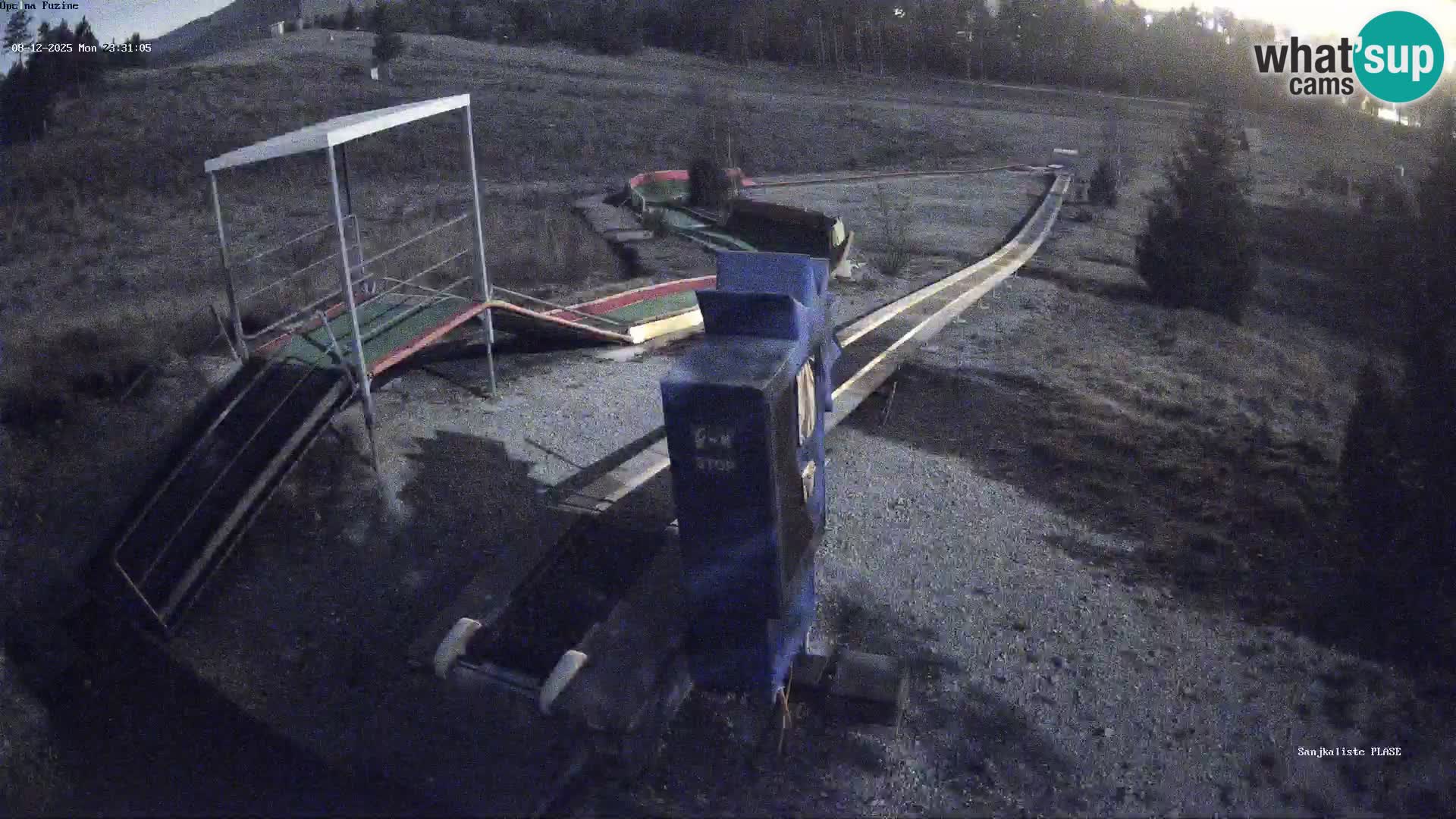 Live webcam Fužine toboggan run – Croatia