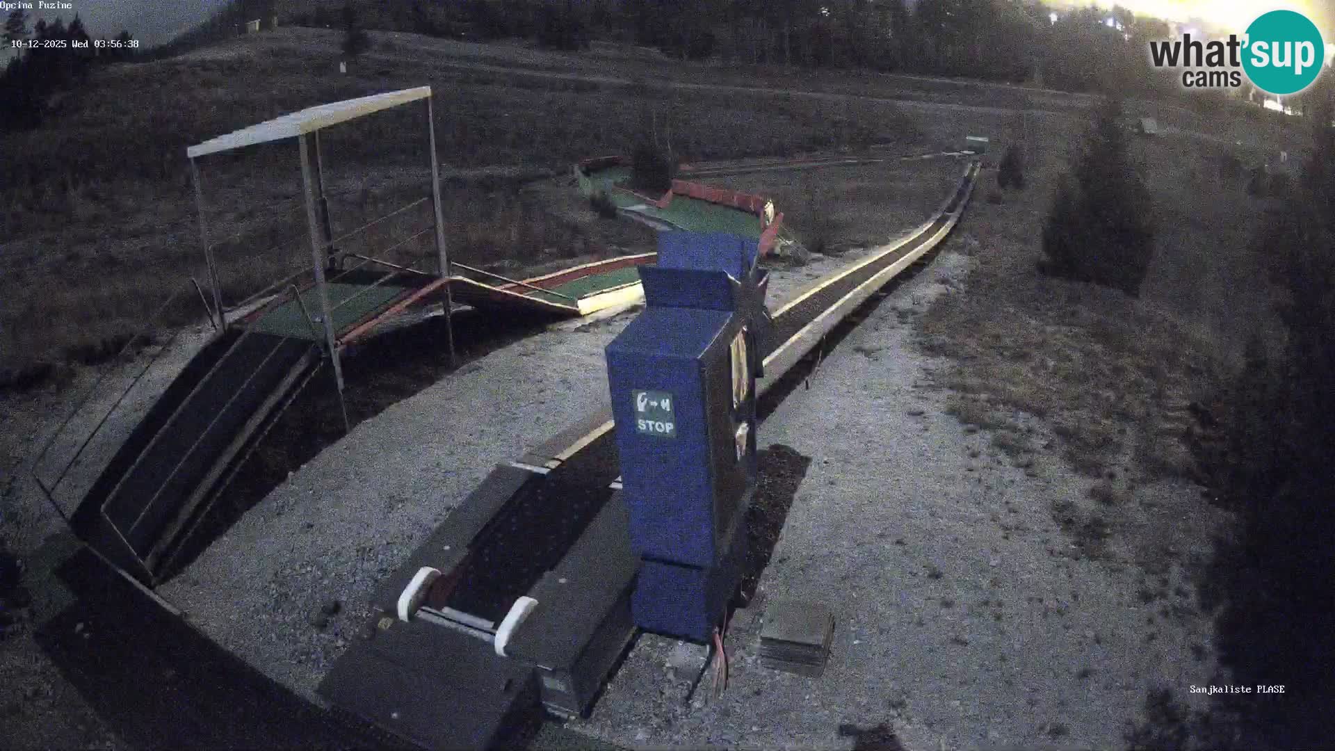 Webcam en direct Piste de luge de Fužine – Croatie