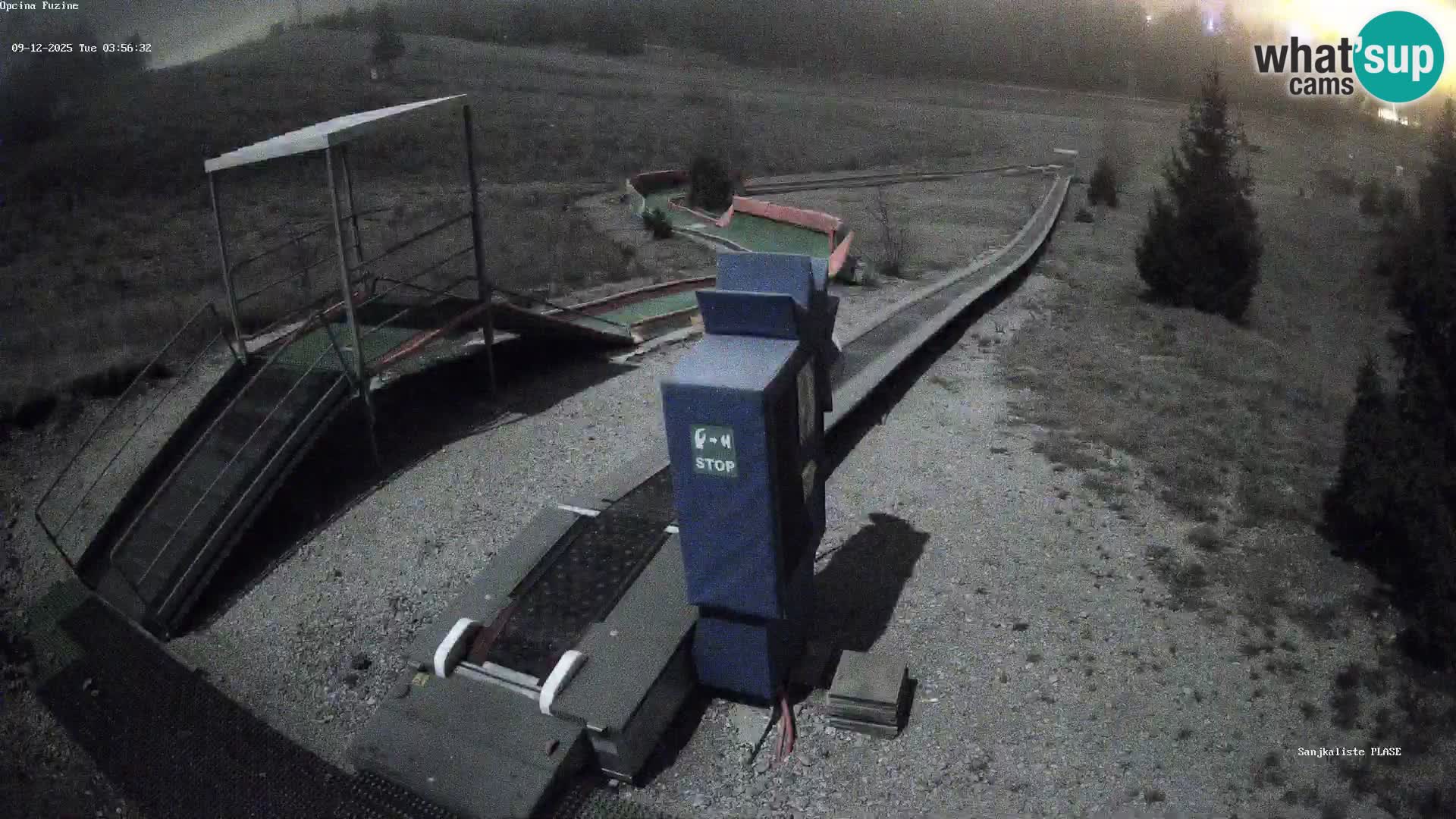 Webcam en direct Piste de luge de Fužine – Croatie