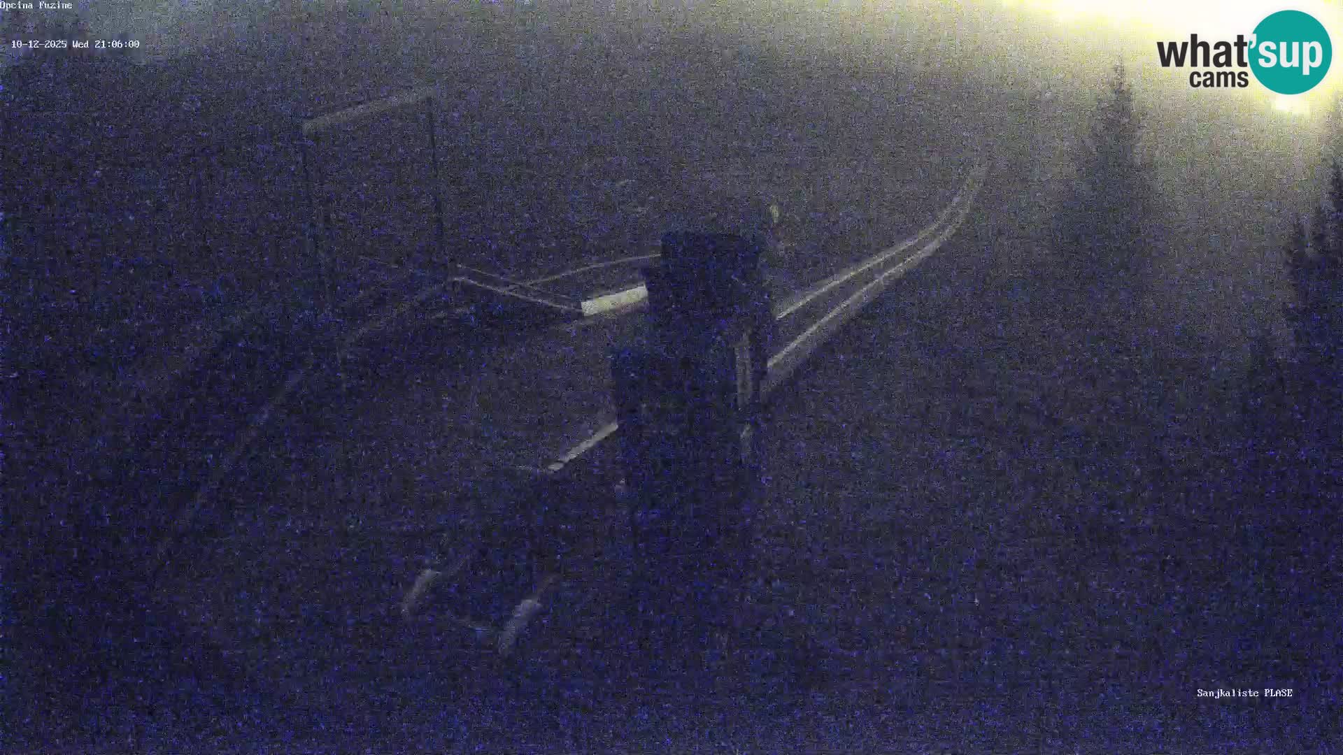 Webcam en vivo Pista de trineo Fužine – Croacia