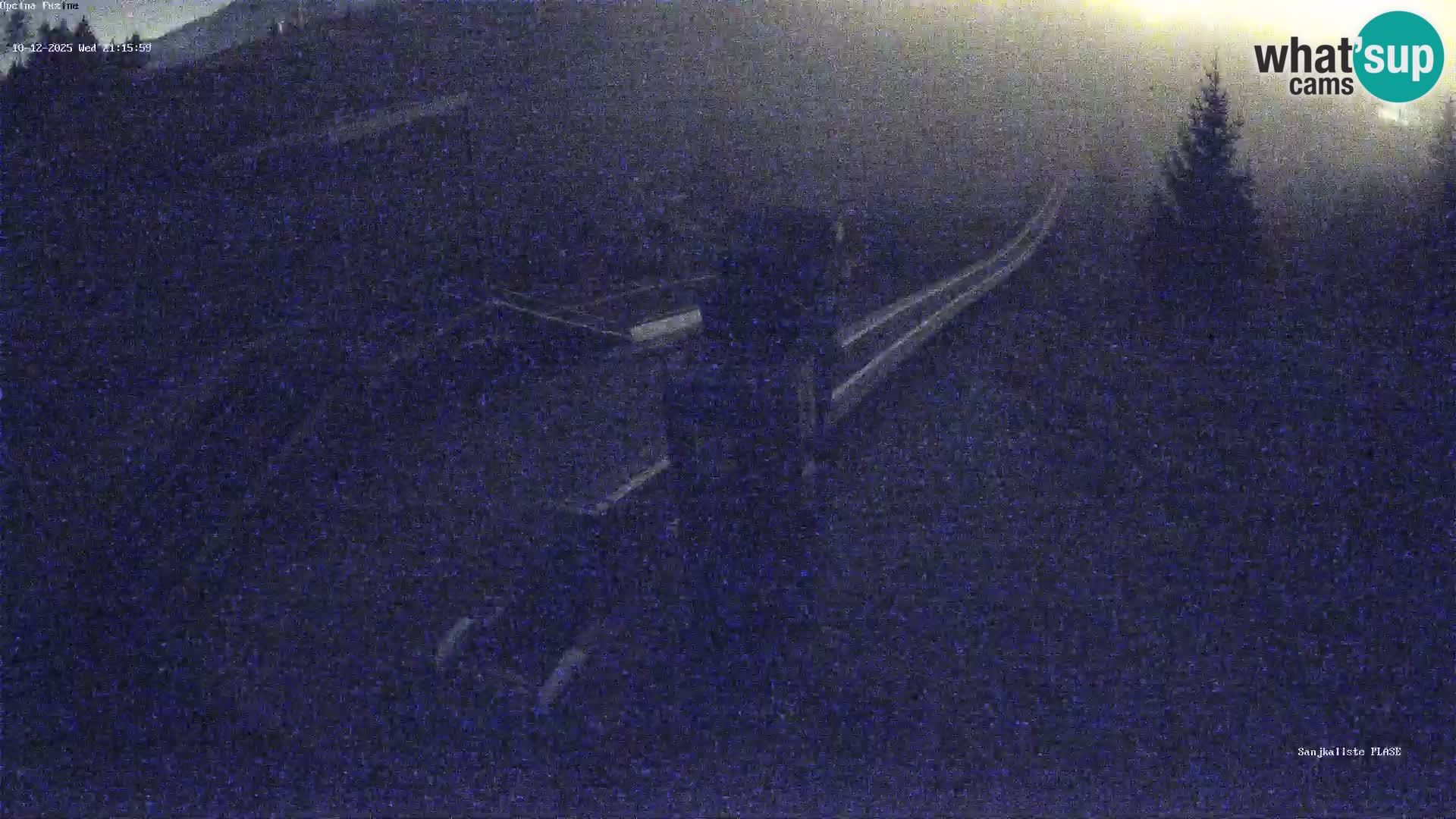 Live webcam Pista da slittino Fužine – Croazia