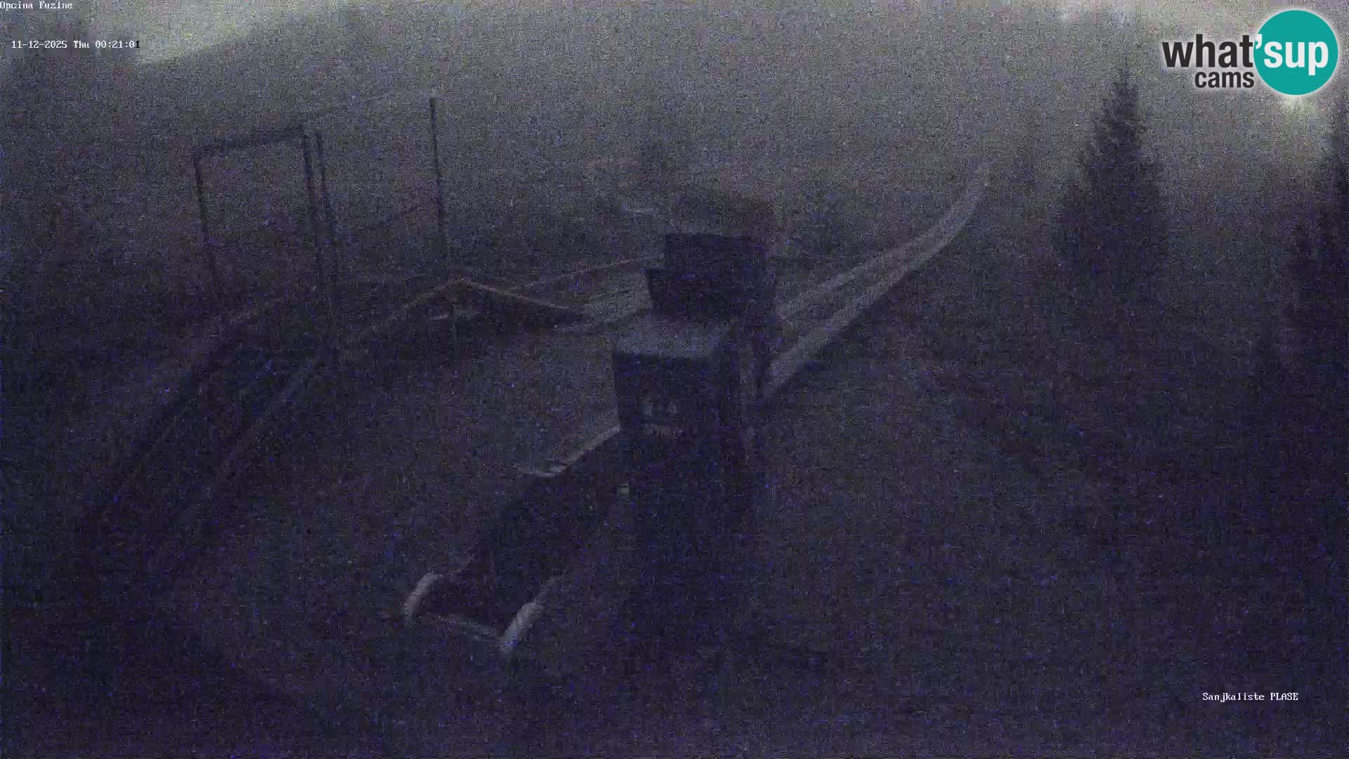 Webcam en direct Piste de luge de Fužine – Croatie