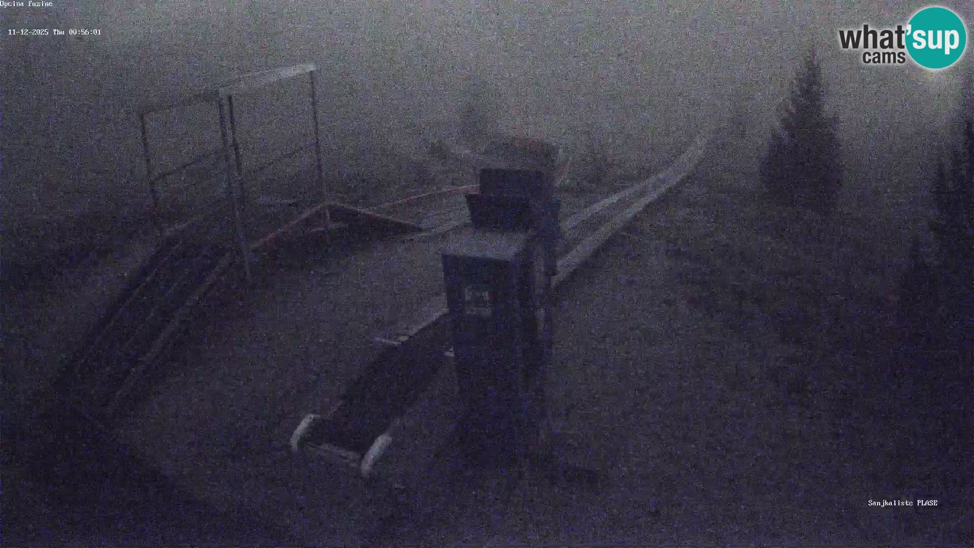 Webcam en vivo Pista de trineo Fužine – Croacia