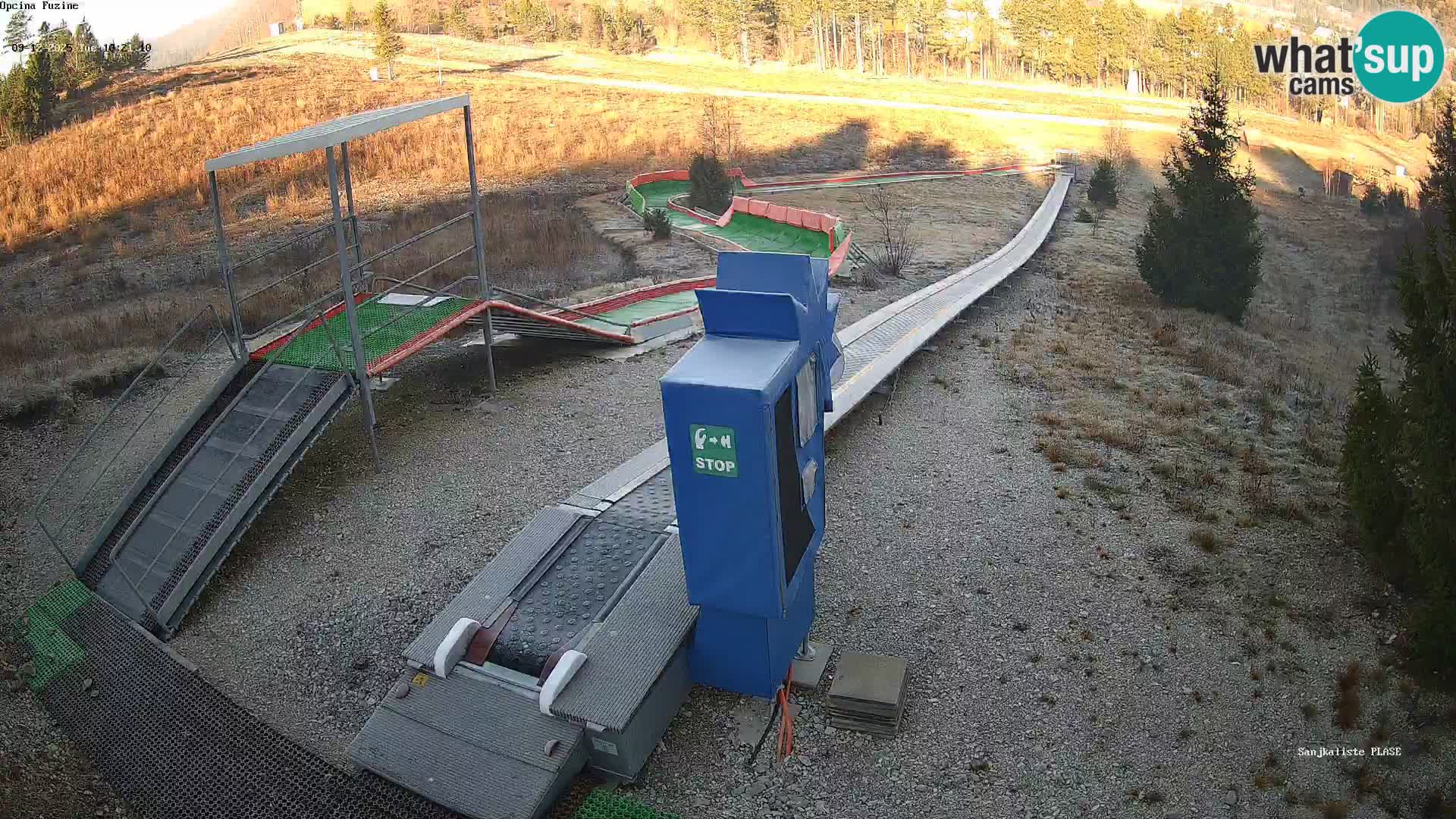 Webcam en vivo Pista de trineo Fužine – Croacia