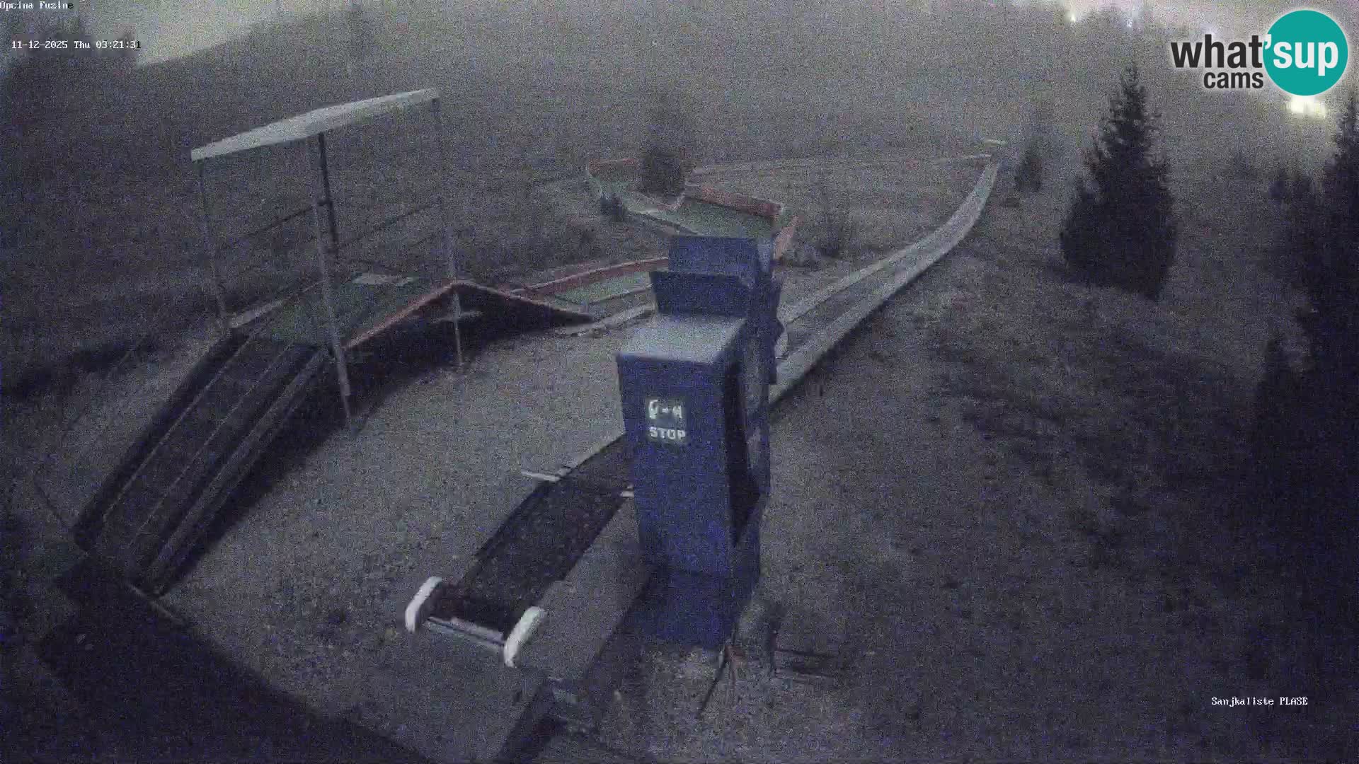 Live webcam Fužine toboggan run – Croatia