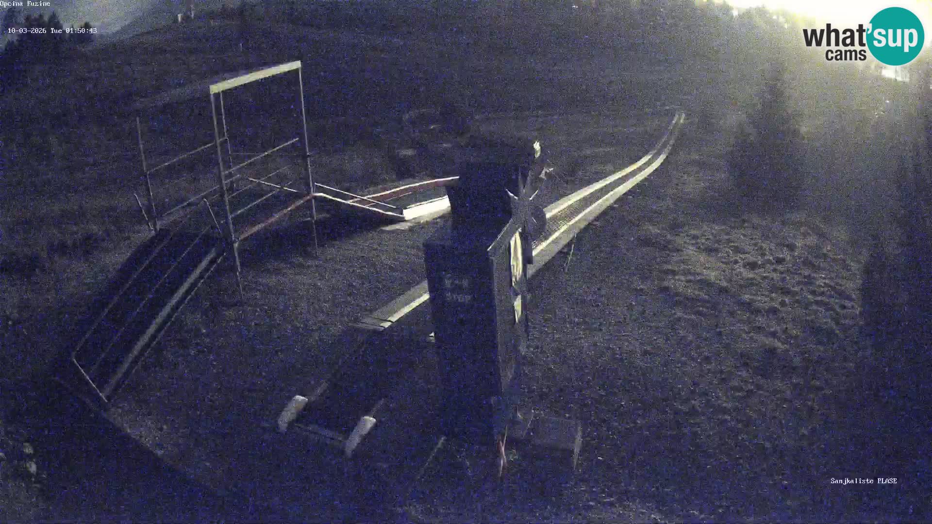 Webcam en direct Piste de luge de Fužine – Croatie