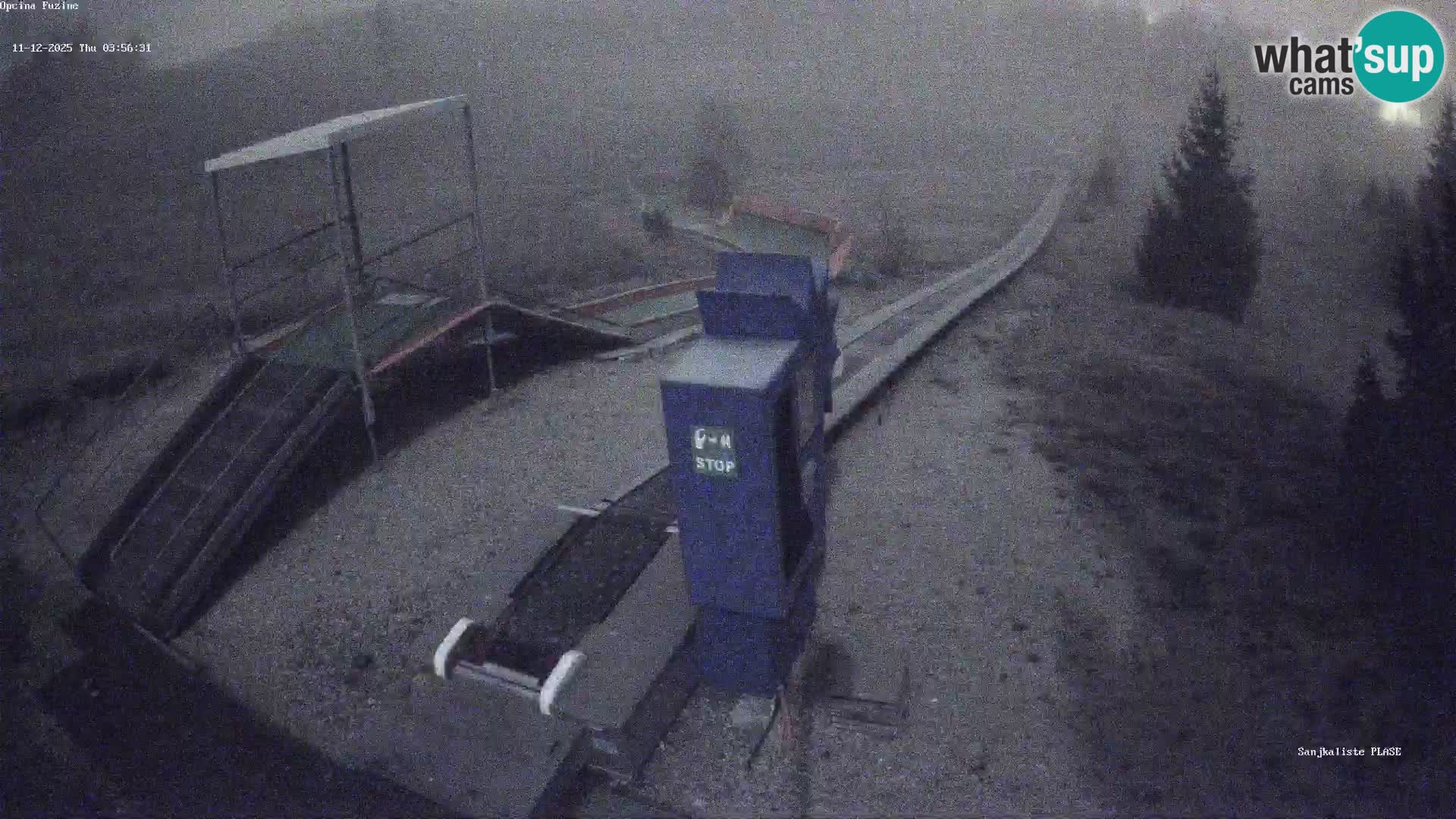 Spletna kamera v živo Sankališče Fužine – Hrvaška