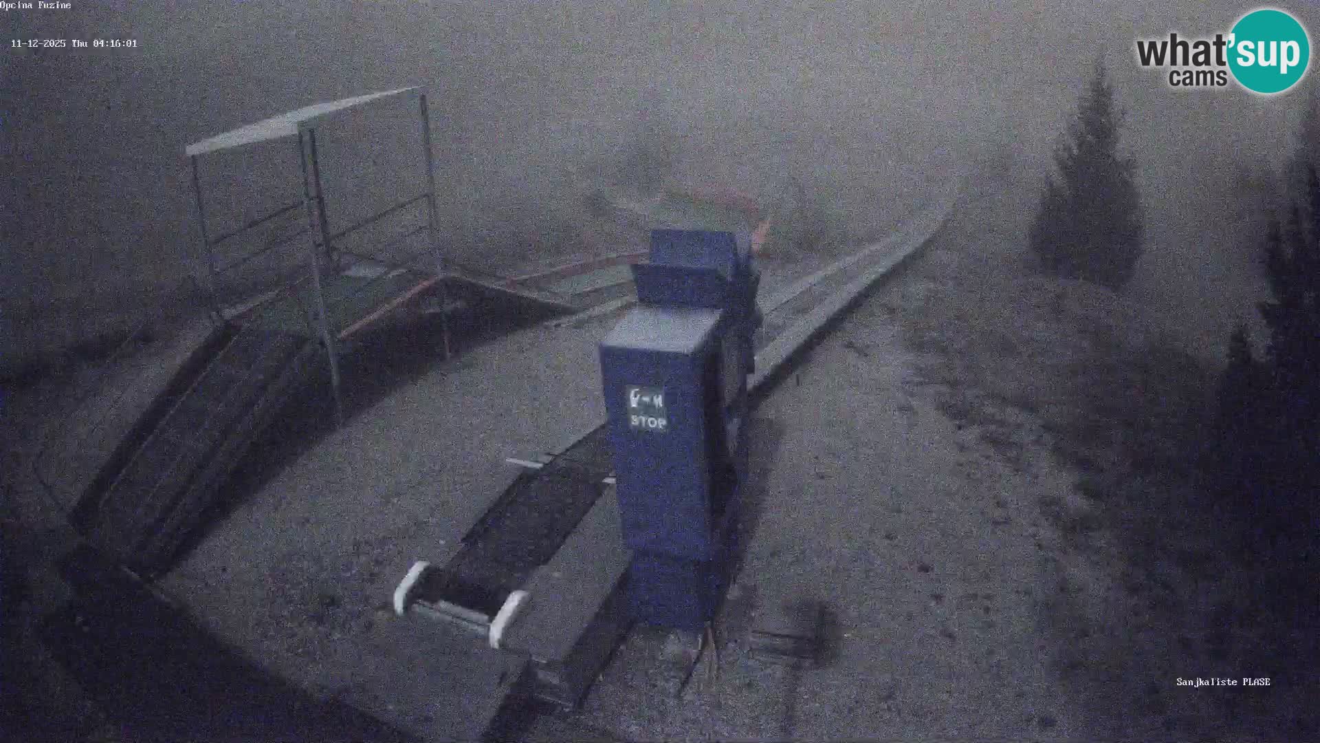 Webcam en vivo Pista de trineo Fužine – Croacia