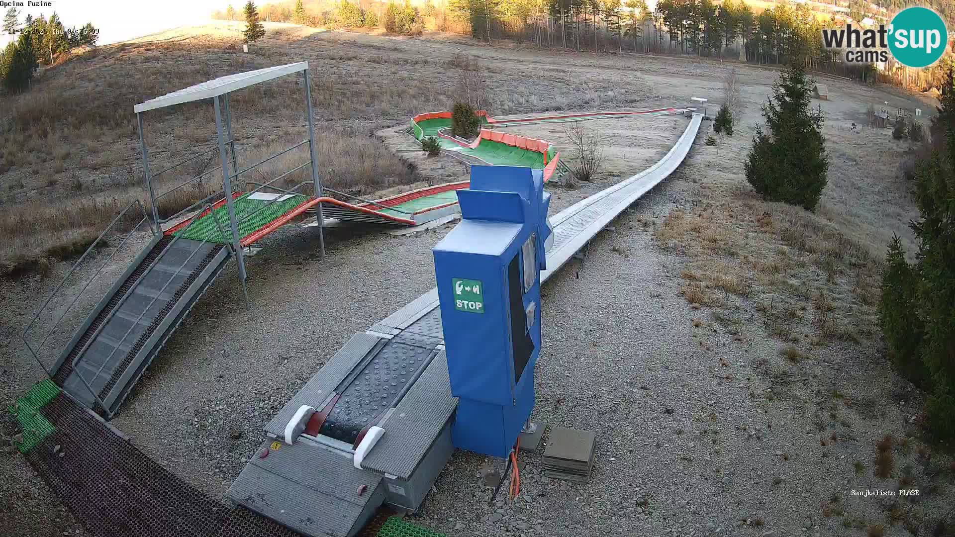 Webcam en direct Piste de luge de Fužine – Croatie