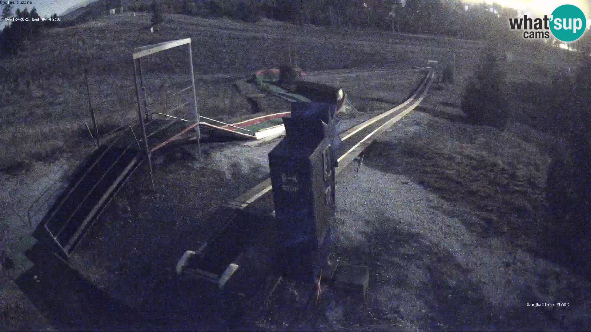 Live webcam Pista da slittino Fužine – Croazia