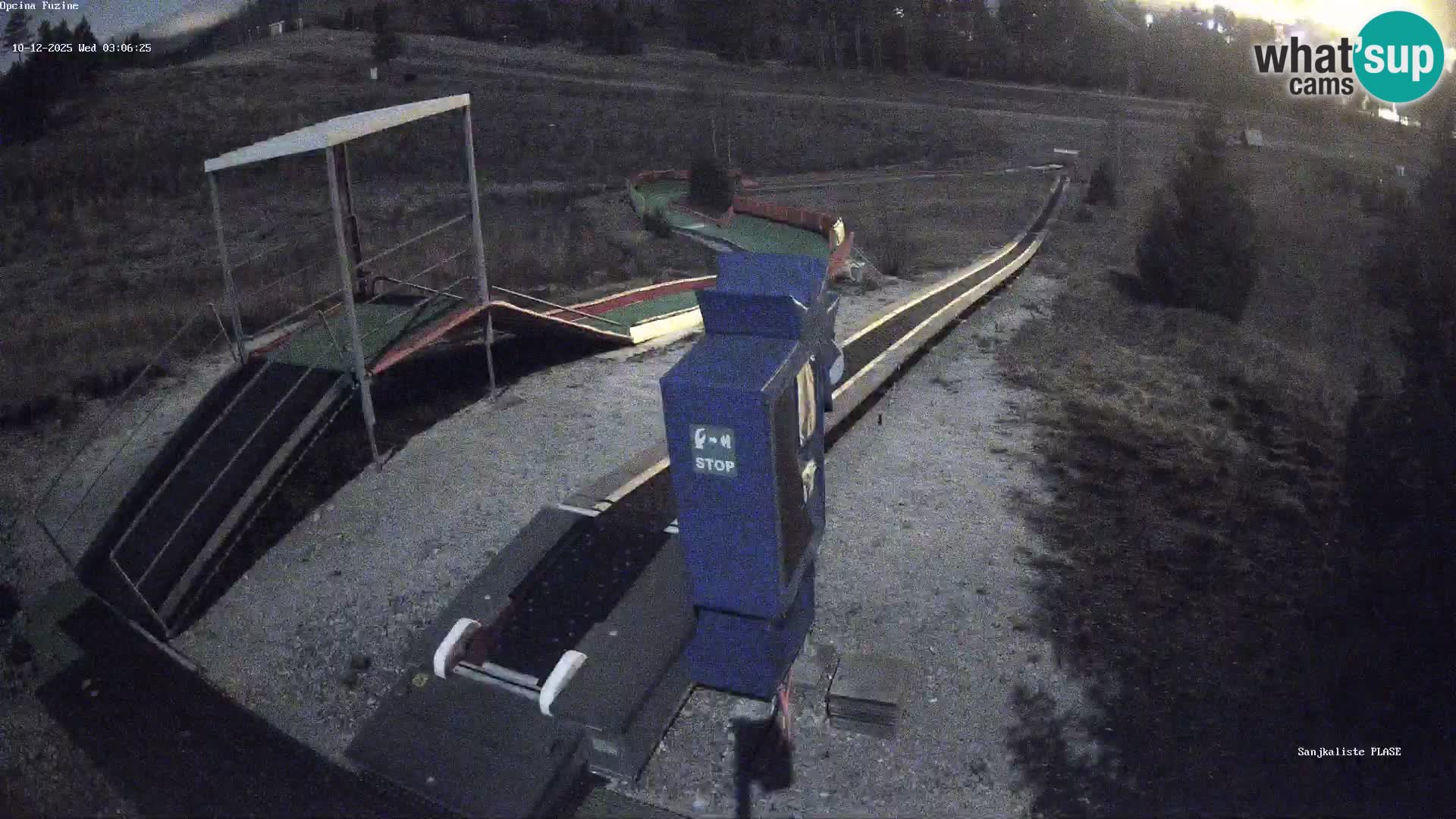 Live webcam Fužine toboggan run – Croatia