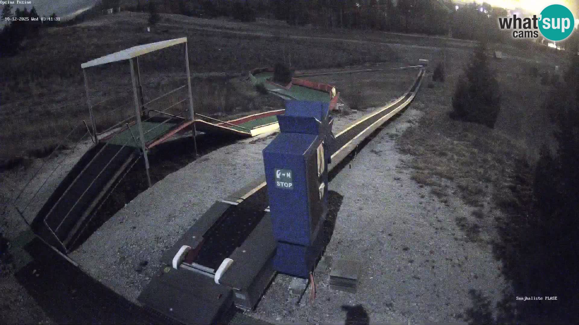 Live webcam Pista da slittino Fužine – Croazia