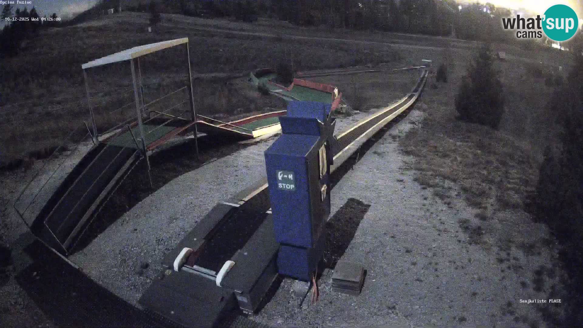 Webcam en direct Piste de luge de Fužine – Croatie