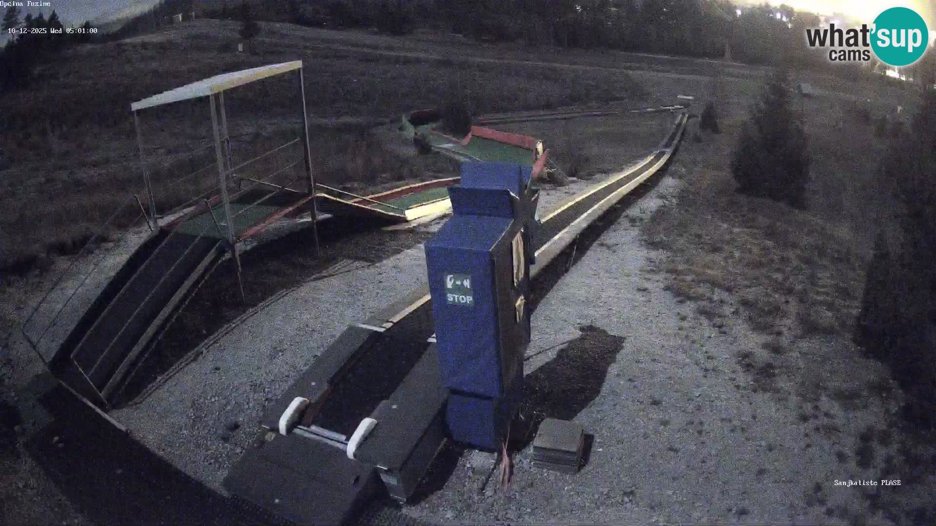 Spletna kamera v živo Sankališče Fužine – Hrvaška