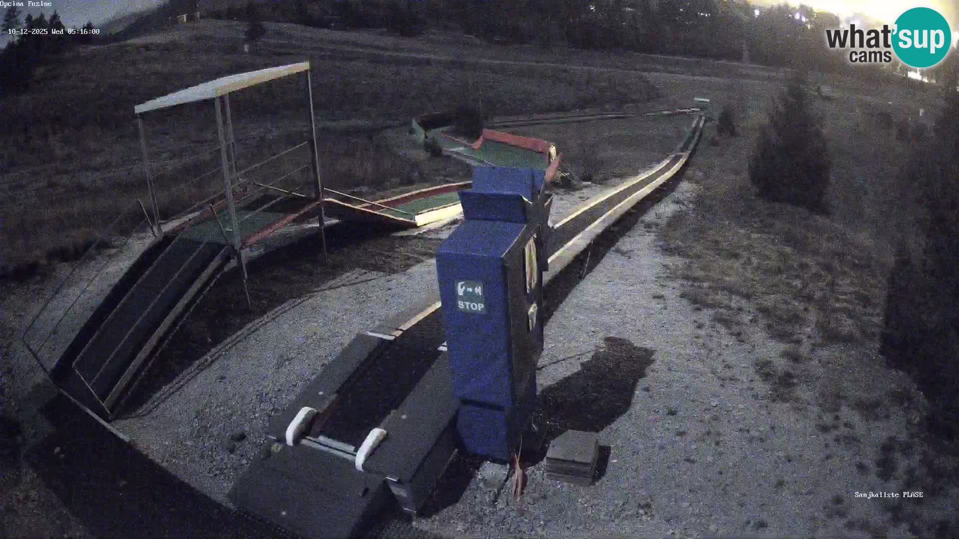 Live webcam Fužine toboggan run – Croatia