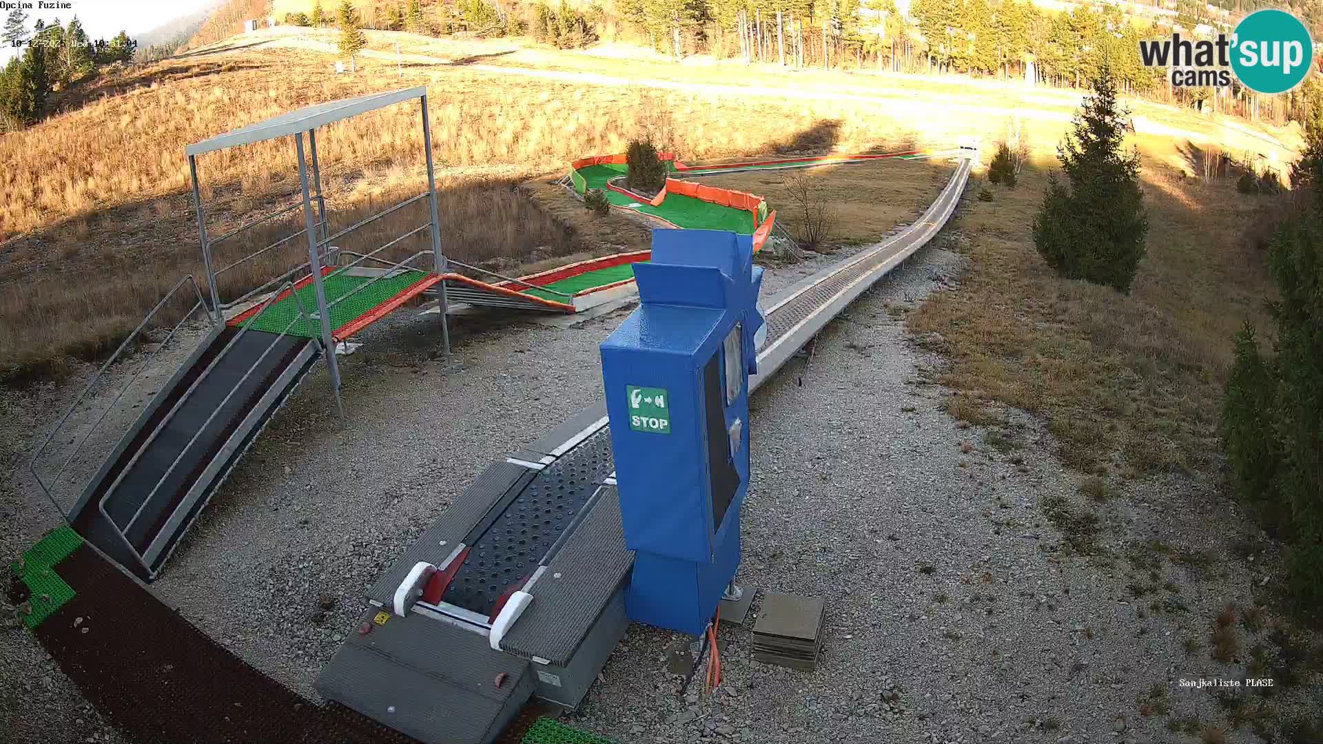 Webcam en vivo Pista de trineo Fužine – Croacia