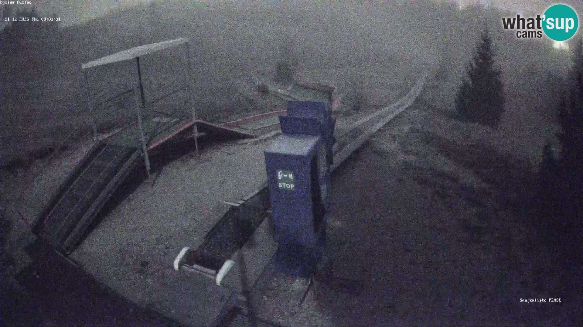 Spletna kamera v živo Sankališče Fužine – Hrvaška