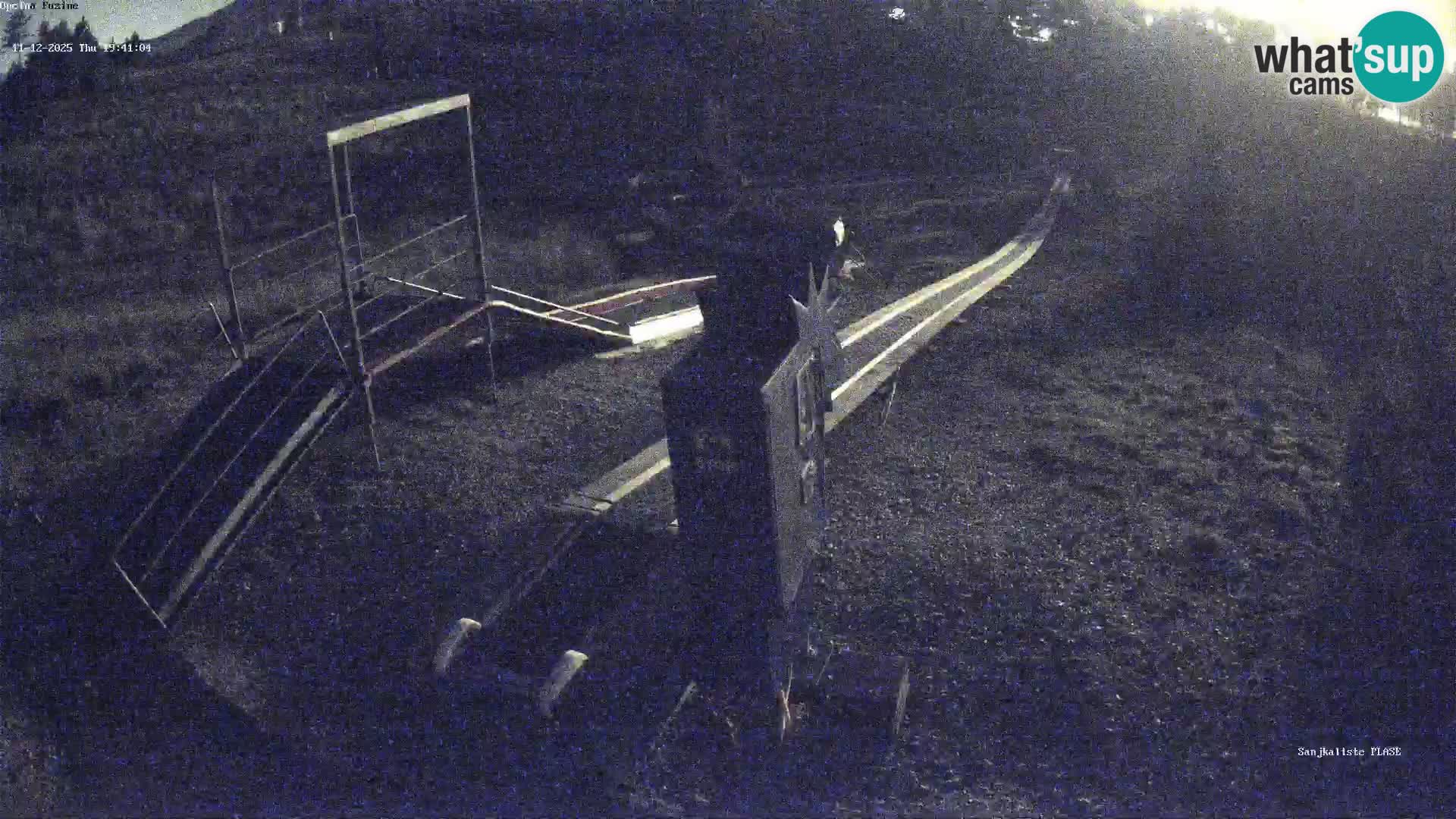 Webcam en vivo Pista de trineo Fužine – Croacia