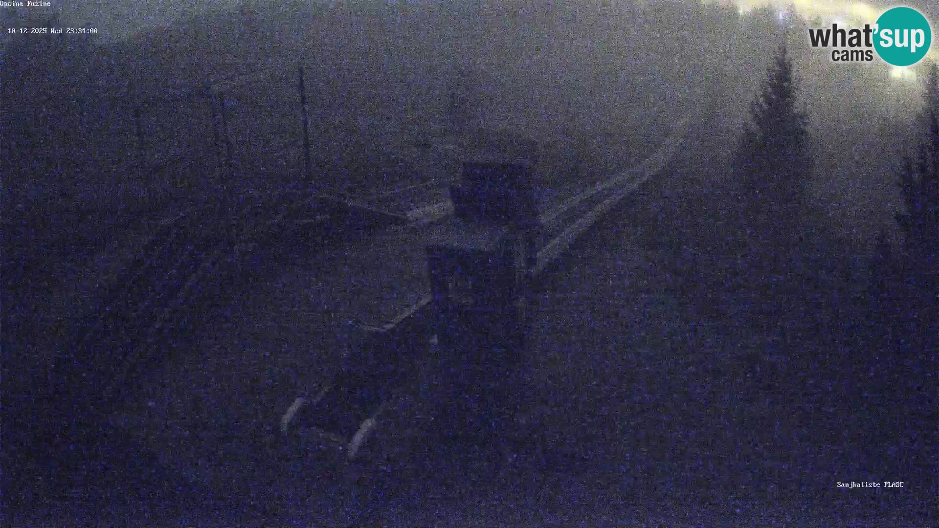 Live webcam Pista da slittino Fužine – Croazia