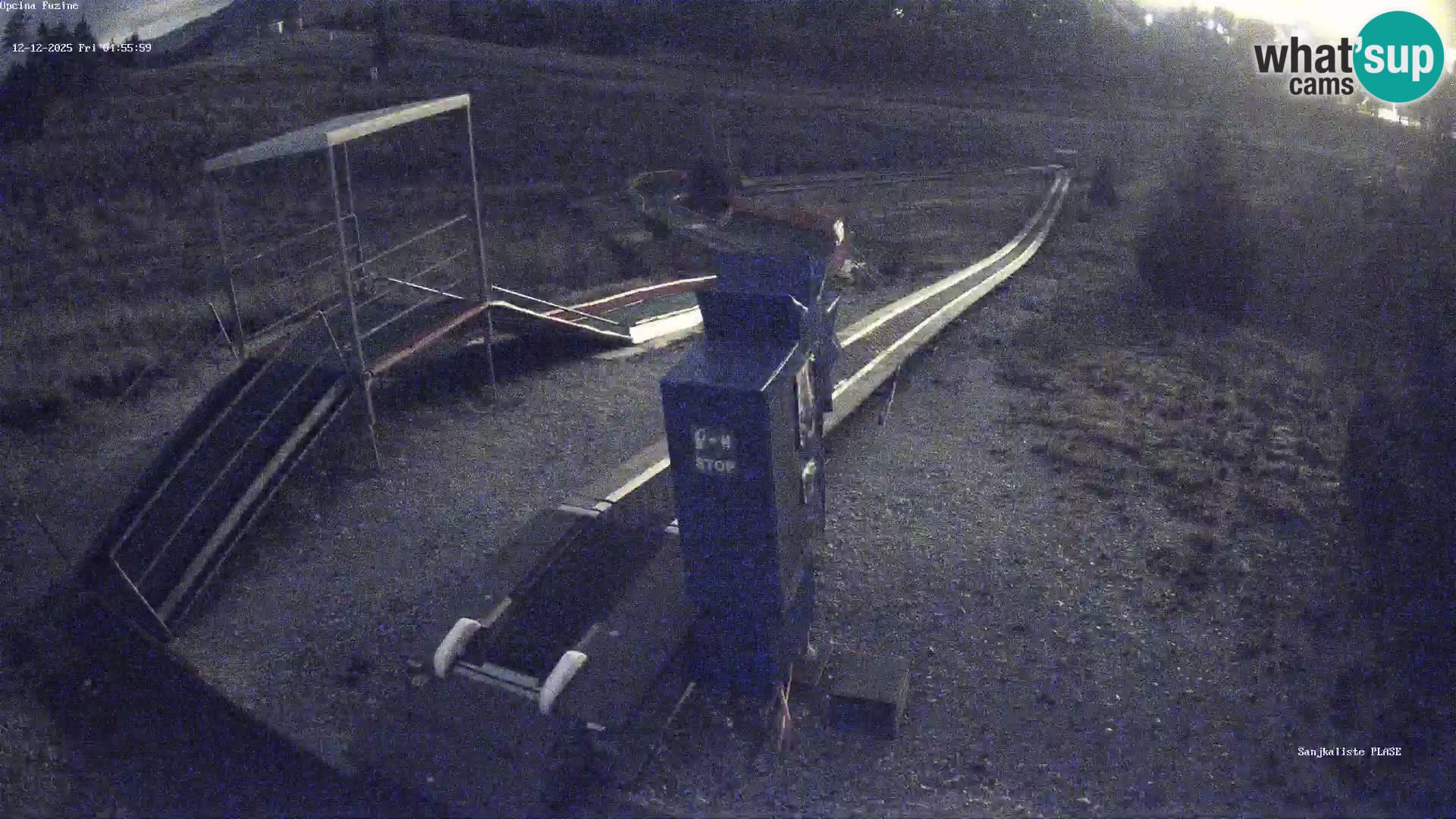 Live webcam Fužine toboggan run – Croatia