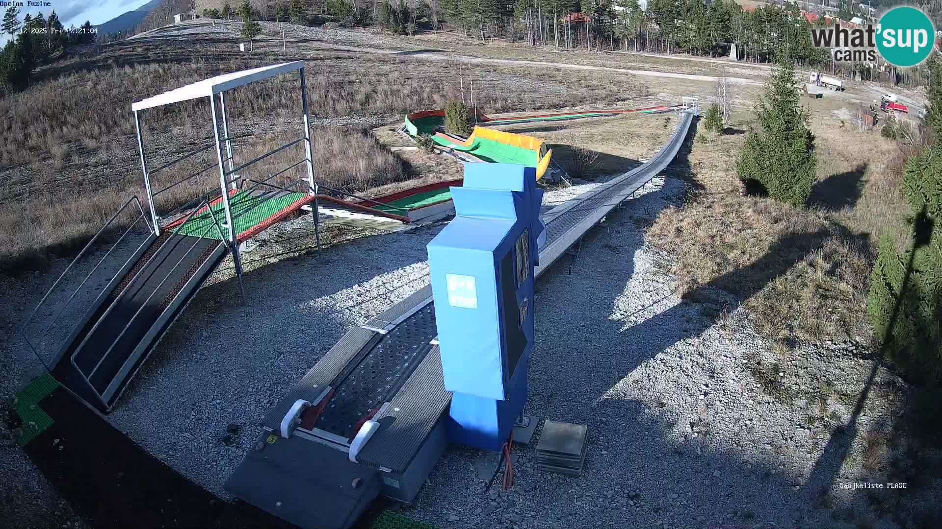 Live webcam Fužine toboggan run – Croatia