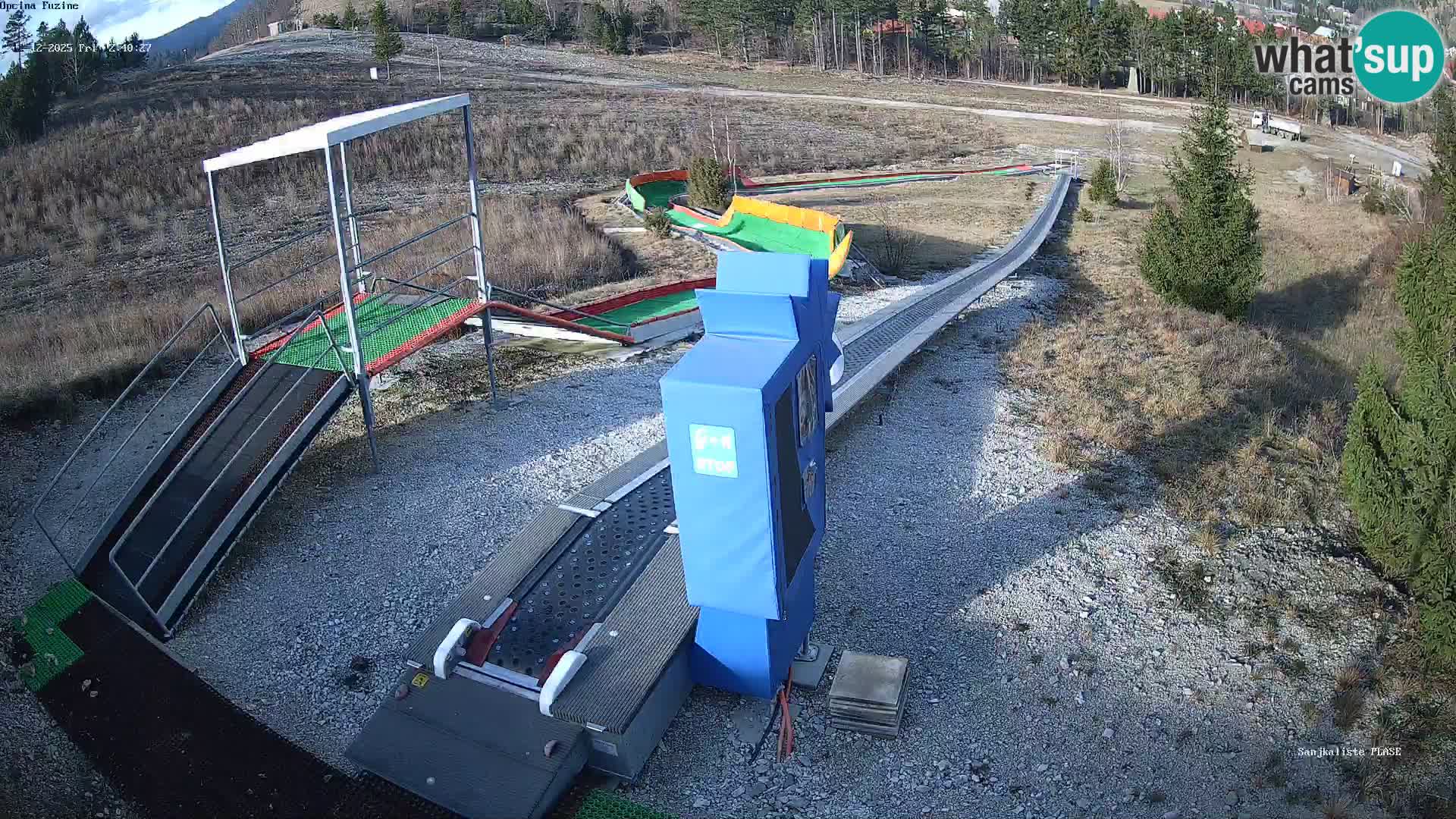 Webcam en vivo Pista de trineo Fužine – Croacia