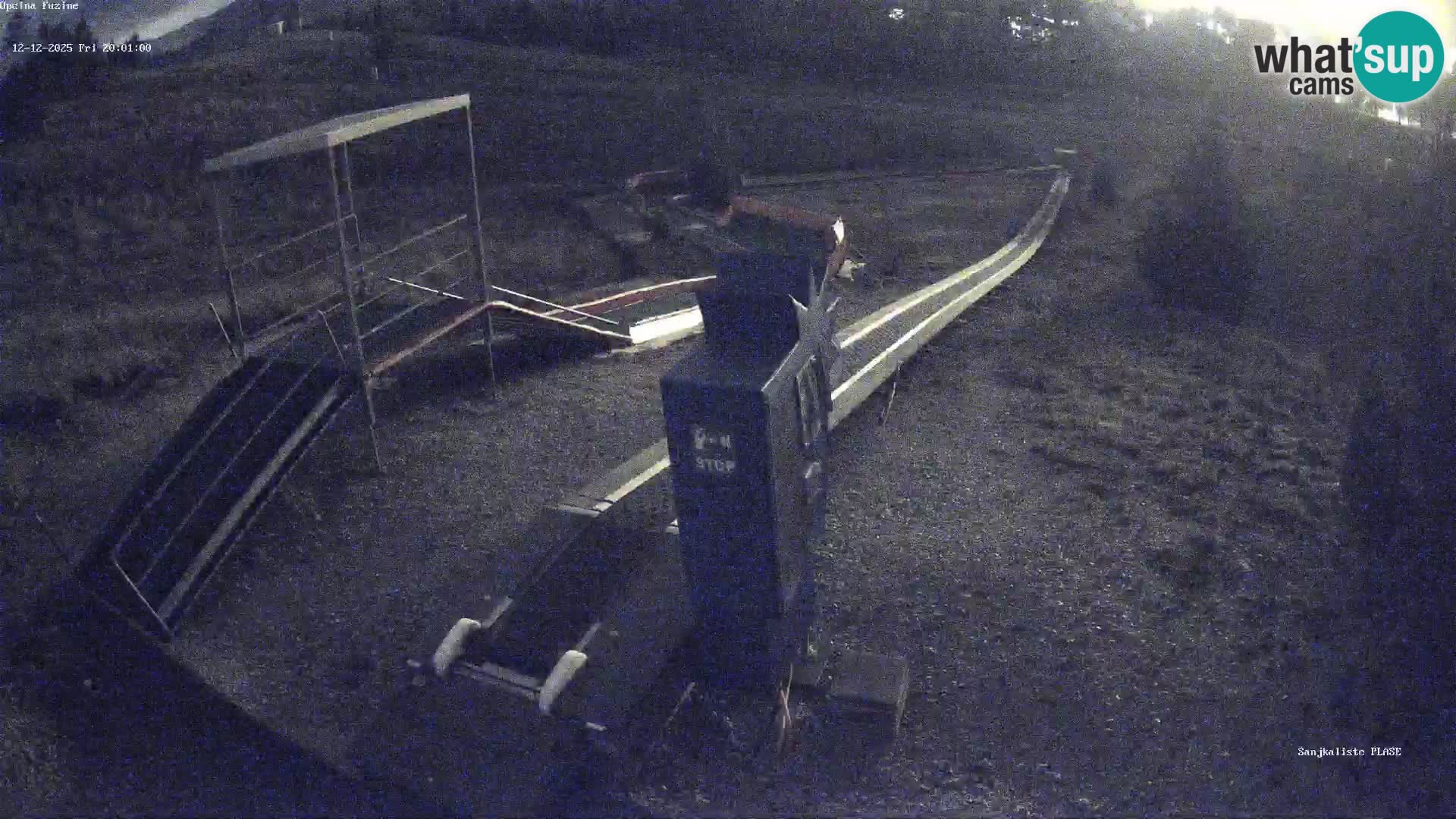 Webcam en direct Piste de luge de Fužine – Croatie