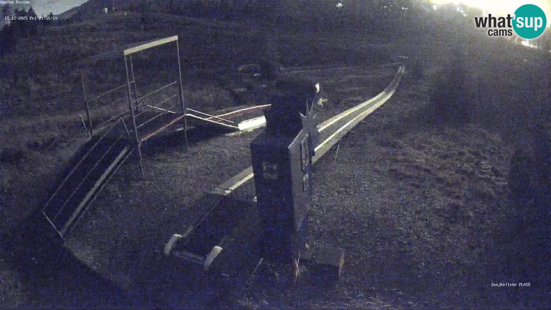 Webcam en vivo Pista de trineo Fužine – Croacia