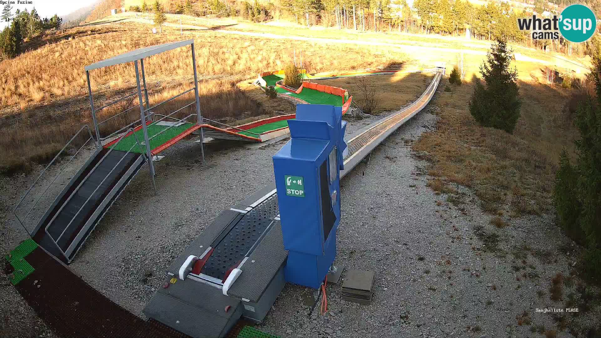 Spletna kamera v živo Sankališče Fužine – Hrvaška