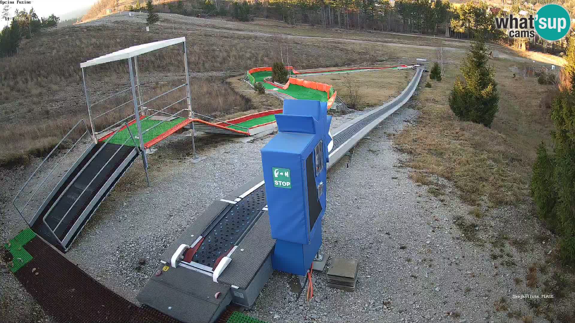 Webcam en direct Piste de luge de Fužine – Croatie