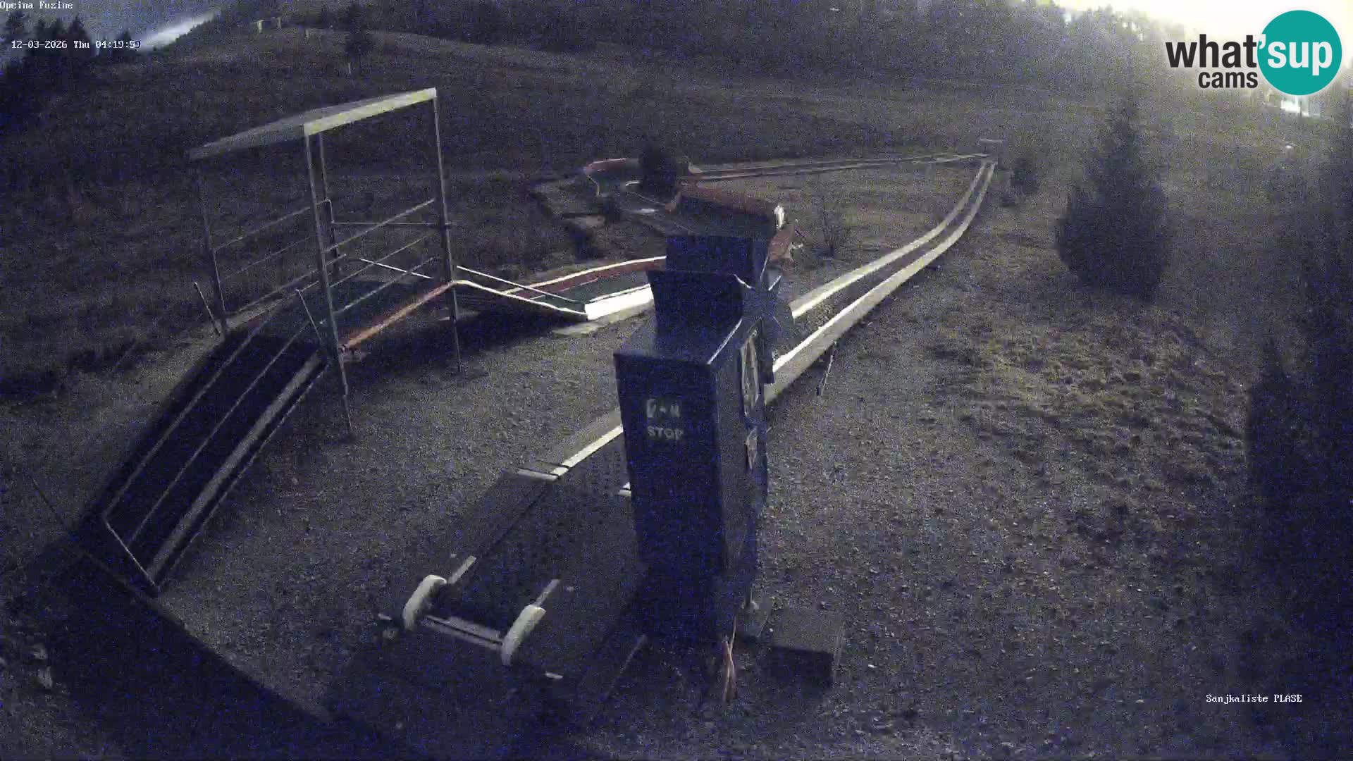 Webcam en direct Piste de luge de Fužine – Croatie