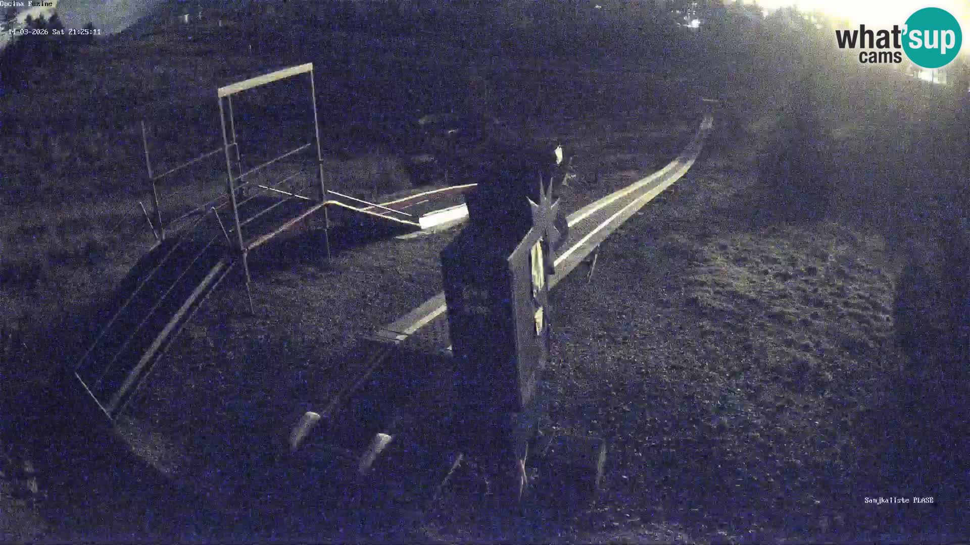 Webcam en vivo Pista de trineo Fužine – Croacia