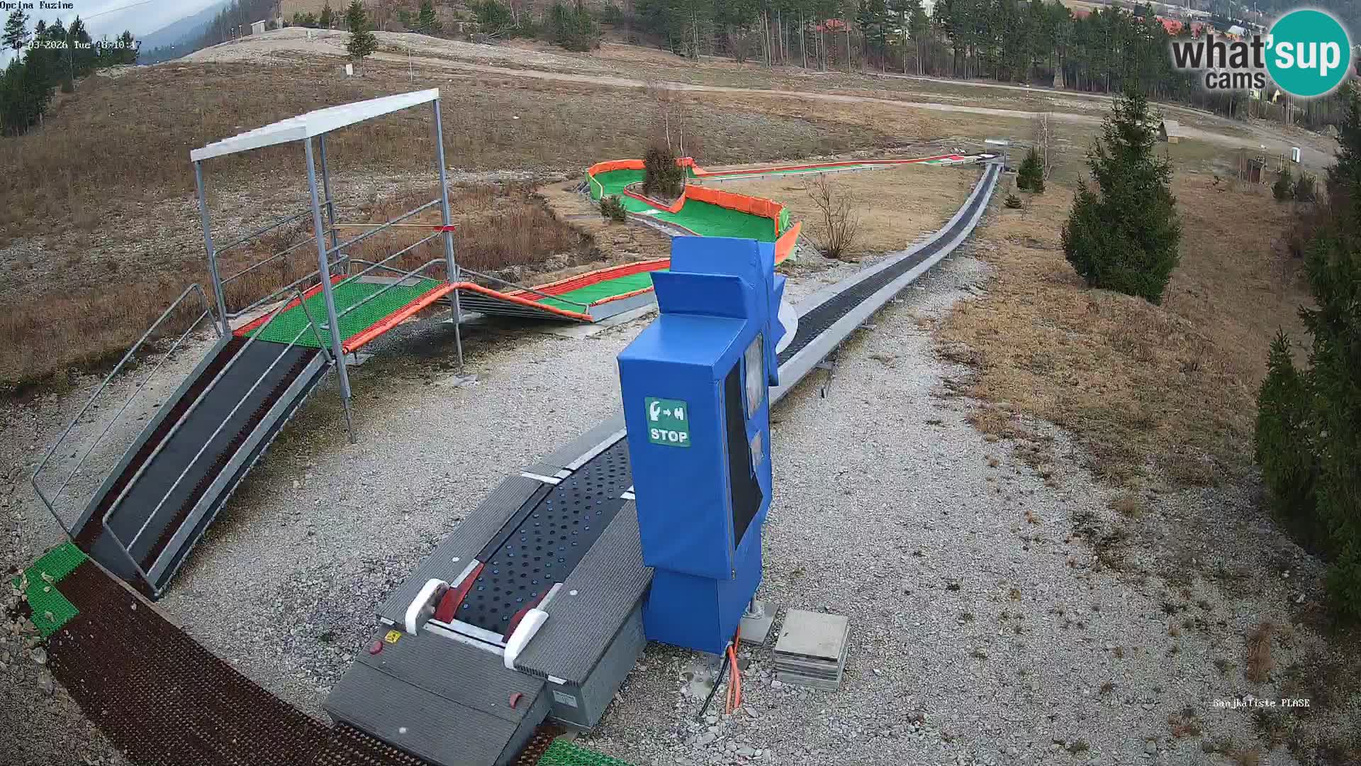Spletna kamera v živo Sankališče Fužine – Hrvaška