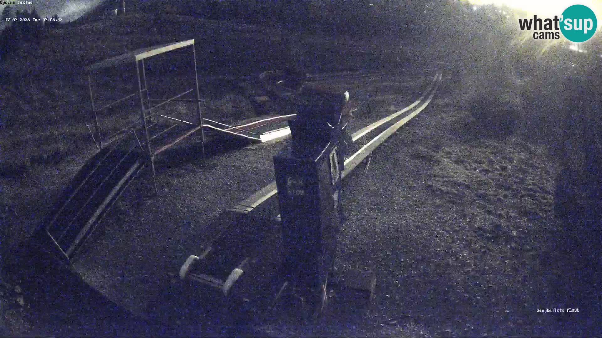 Live webcam Pista da slittino Fužine – Croazia