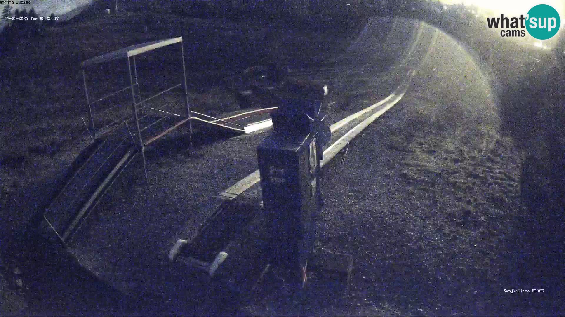 Live webcam Pista da slittino Fužine – Croazia