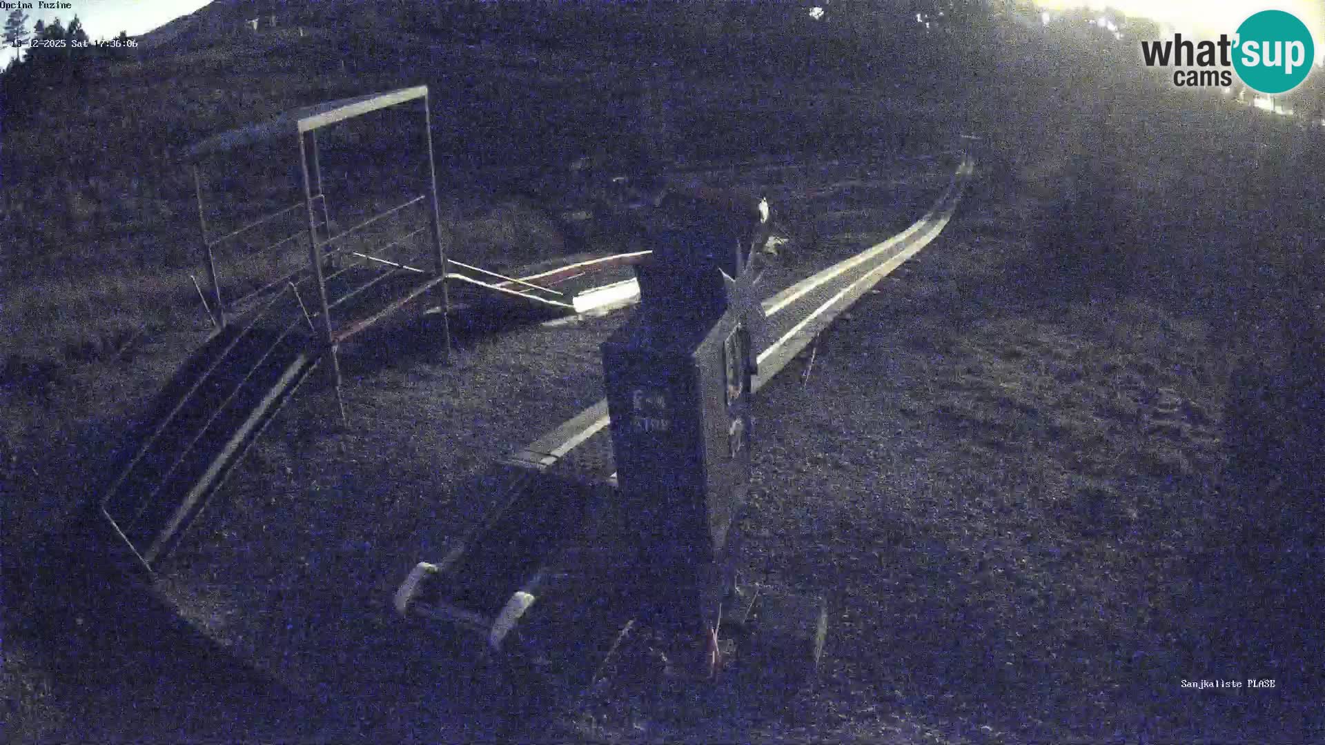 Webcam en direct Piste de luge de Fužine – Croatie