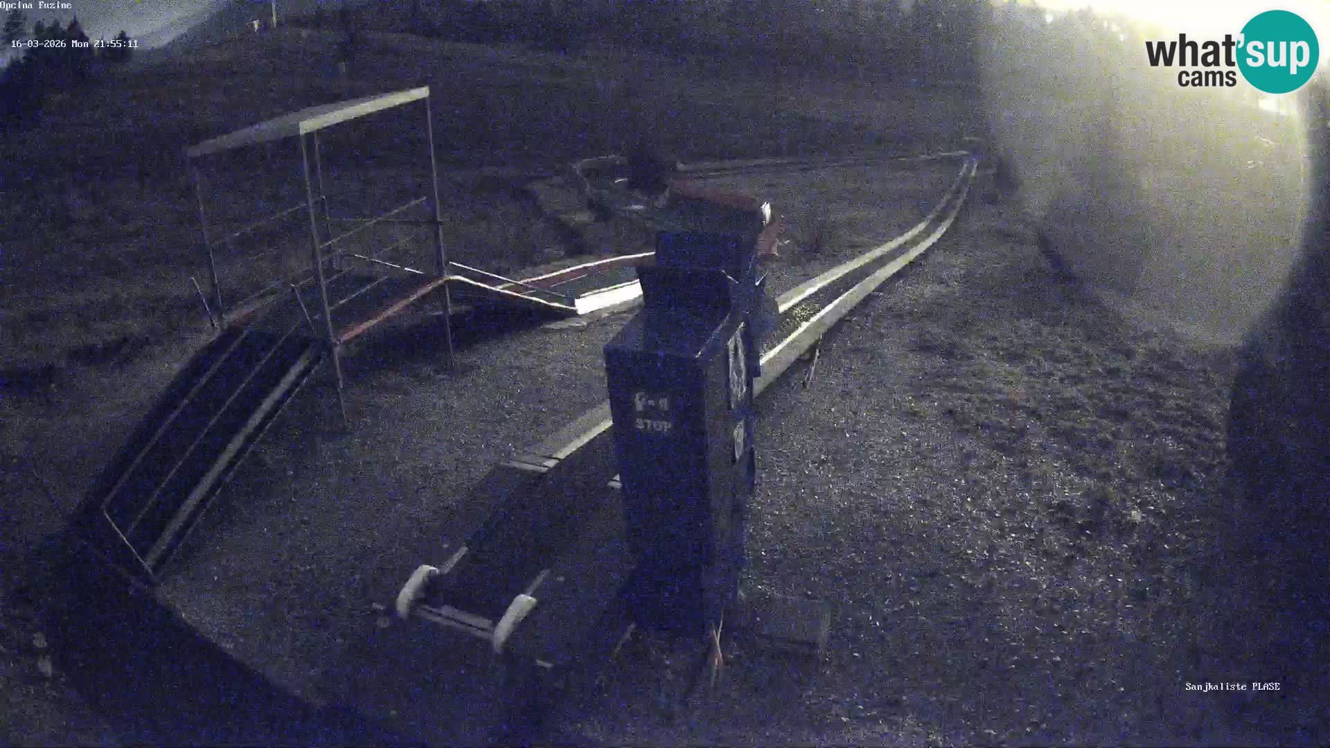 Webcam en direct Piste de luge de Fužine – Croatie