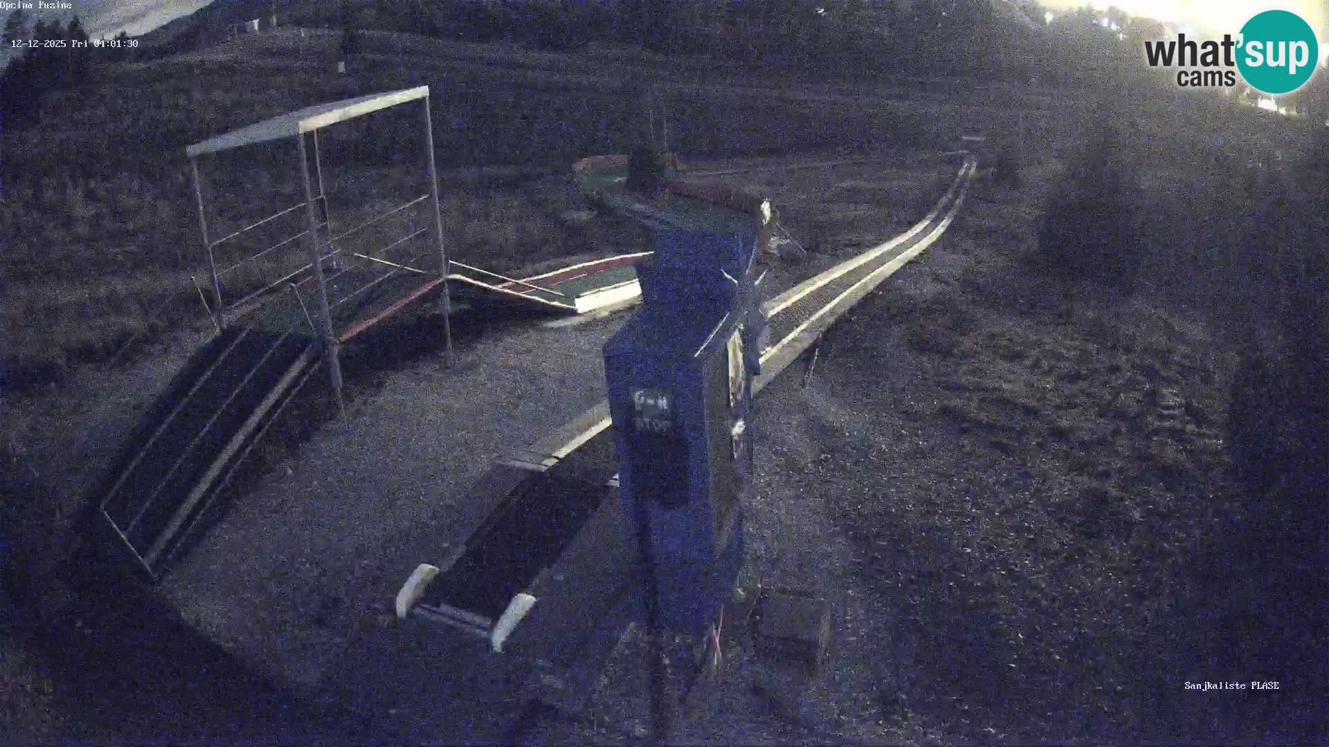 Spletna kamera v živo Sankališče Fužine – Hrvaška