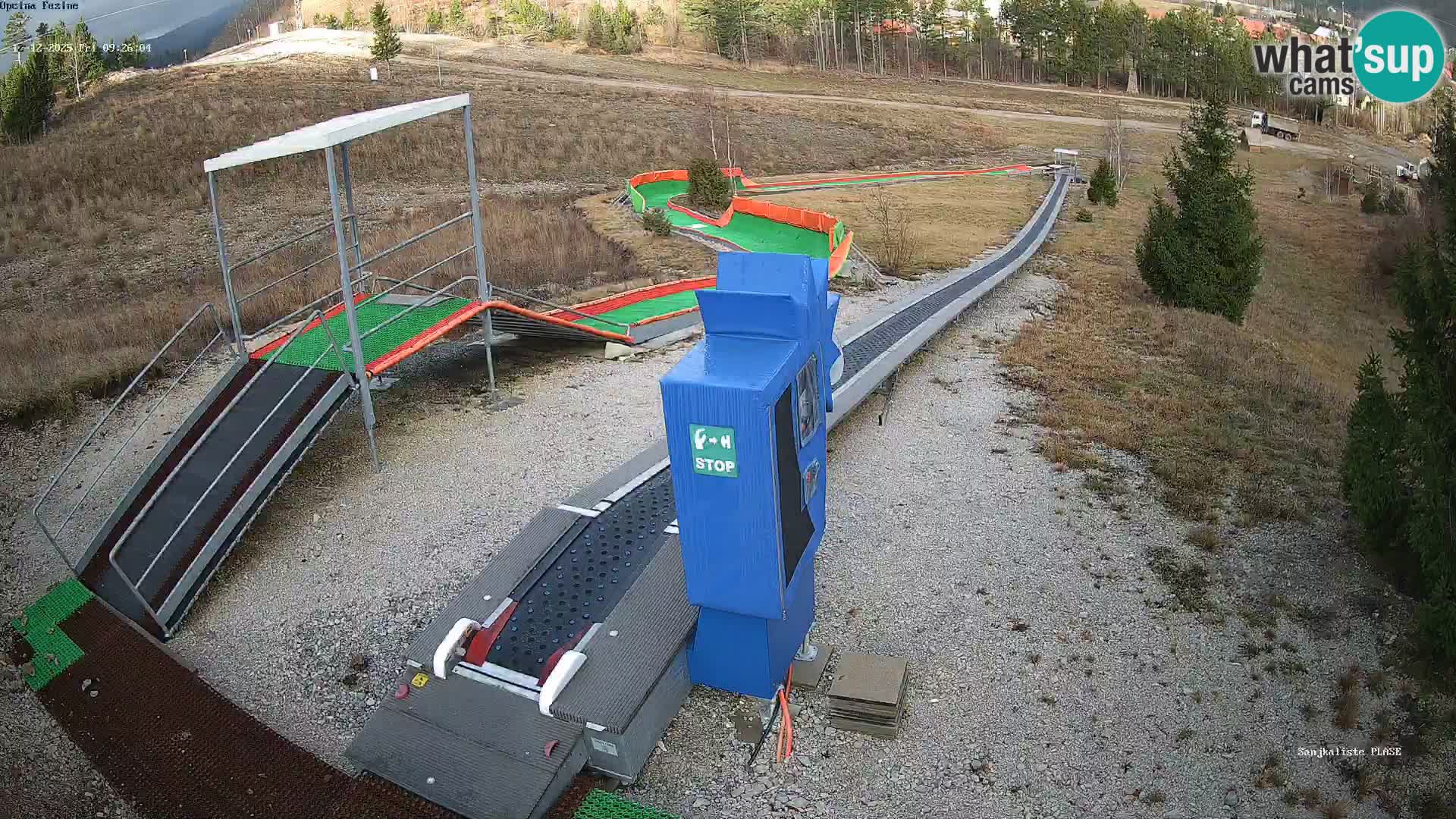 Spletna kamera v živo Sankališče Fužine – Hrvaška