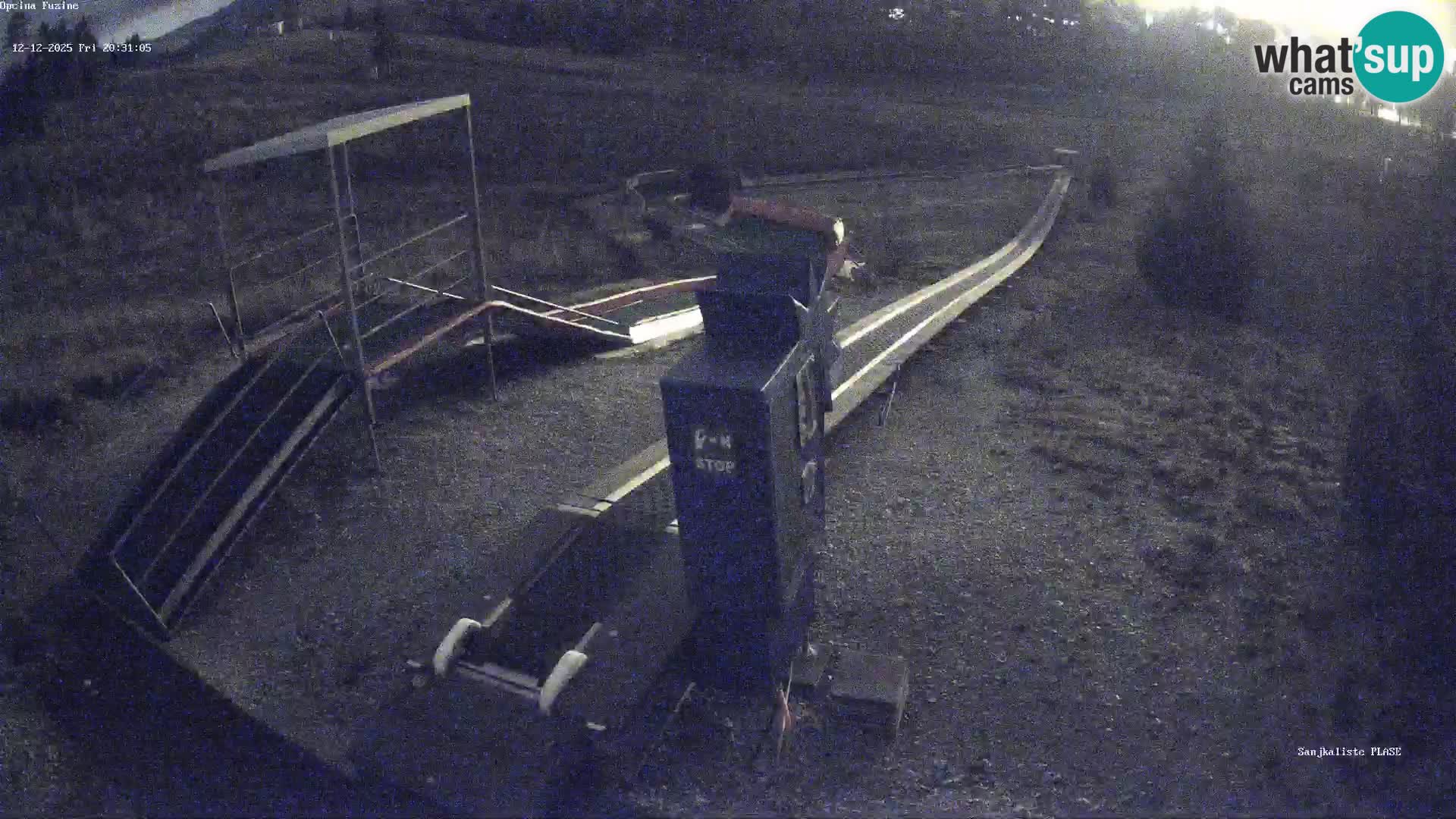 Webcam en direct Piste de luge de Fužine – Croatie