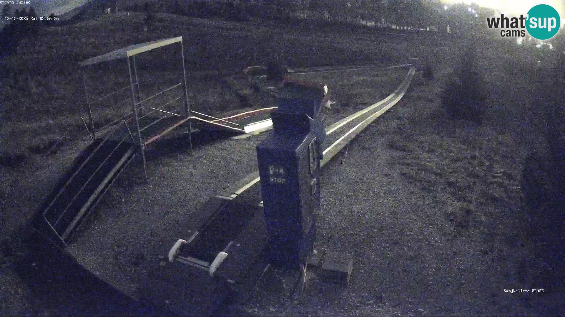 Live webcam Pista da slittino Fužine – Croazia