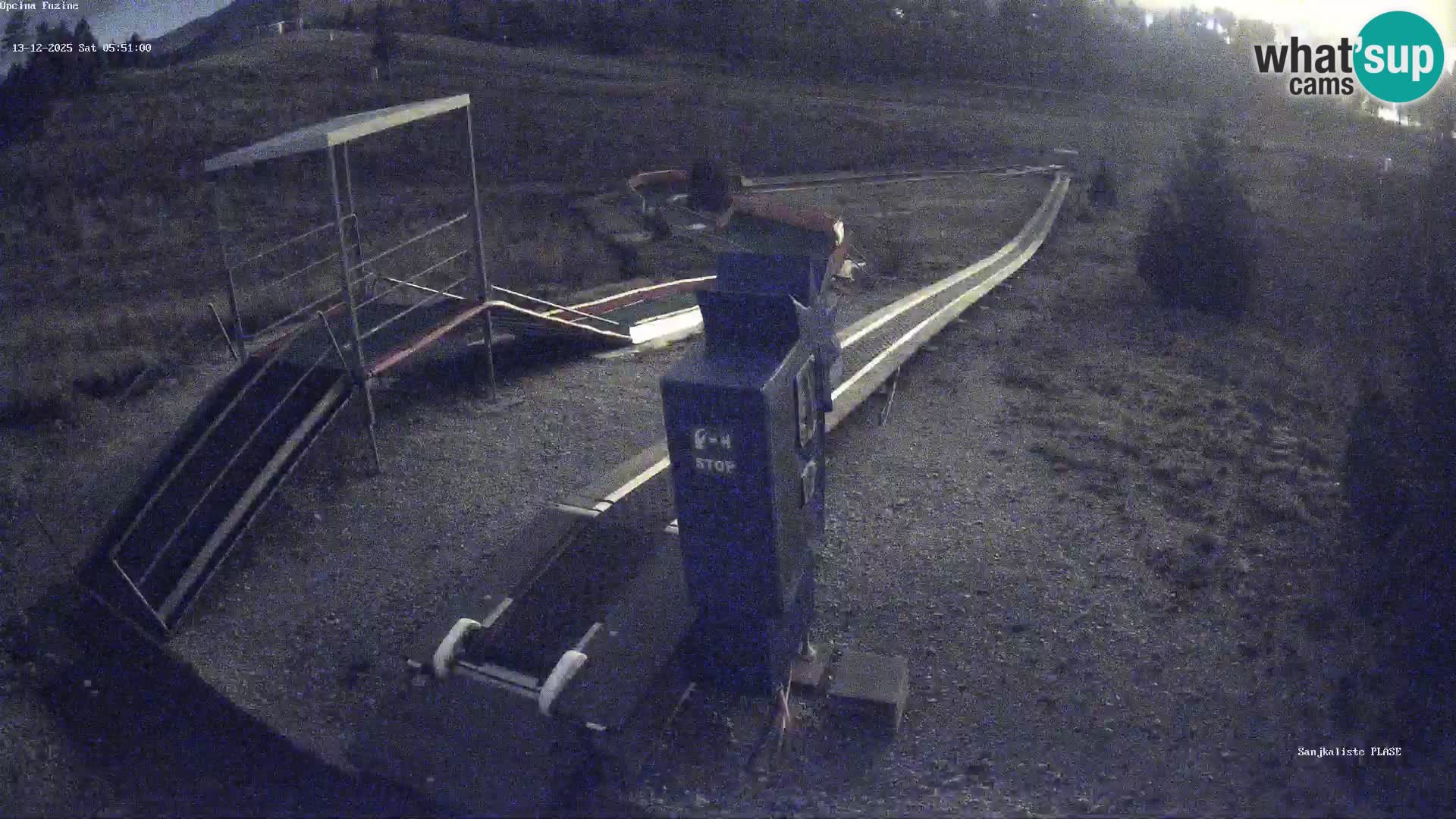 Live webcam Fužine toboggan run – Croatia