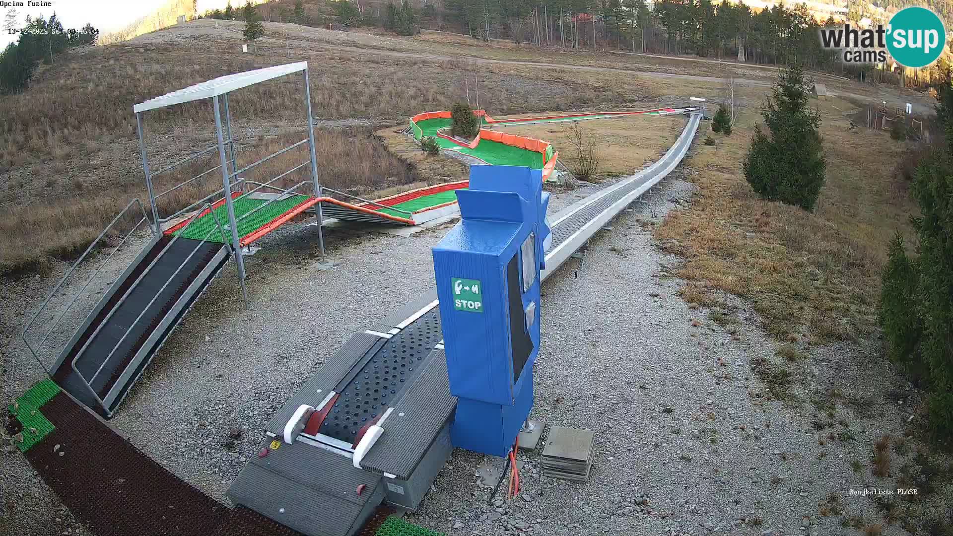 Live webcam Fužine toboggan run – Croatia