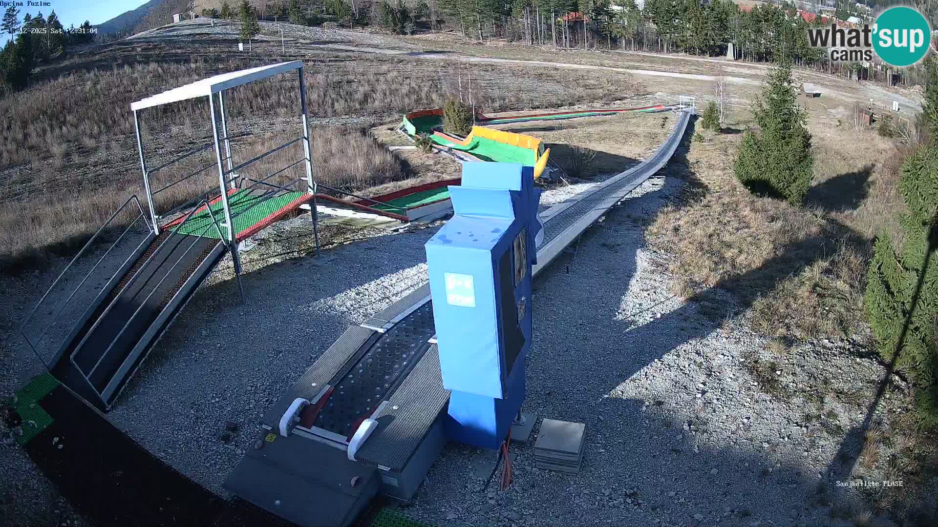 Live webcam Pista da slittino Fužine – Croazia